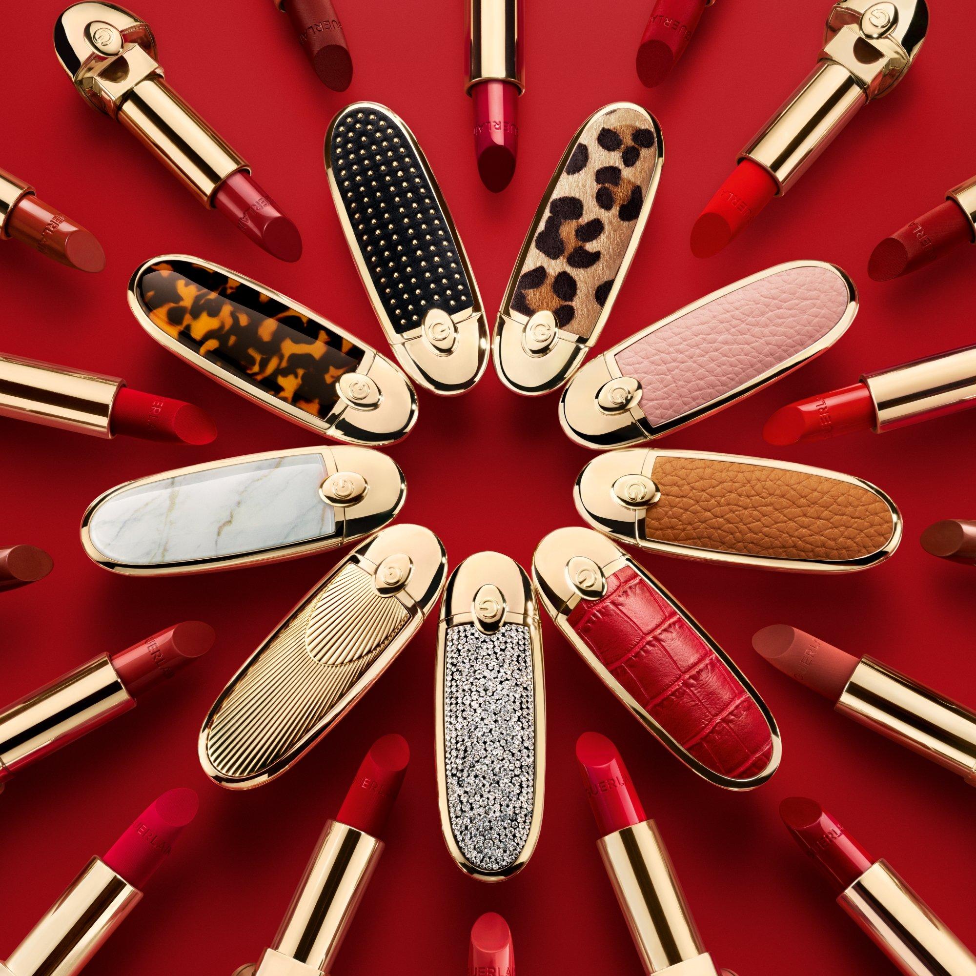 Cherry Blossom - Guerlain - Rouge G Blooming Denim The double mirror jewel case - Limited Edition - 6