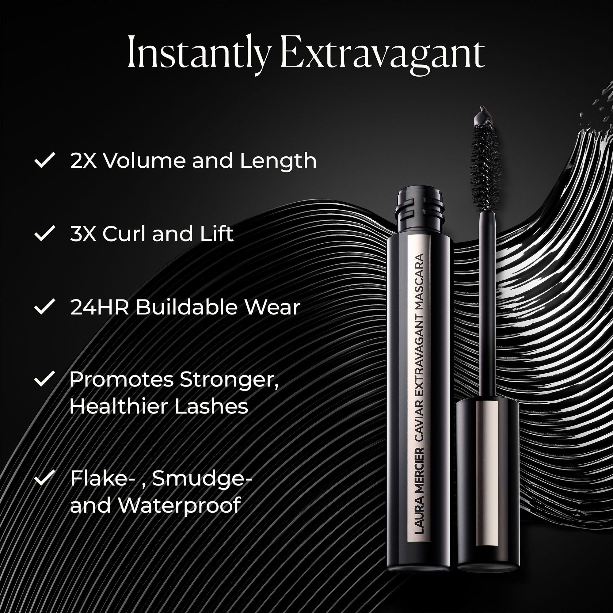1 Black - Laura Mercier - Mini Caviar Extravagant Mascara - 5