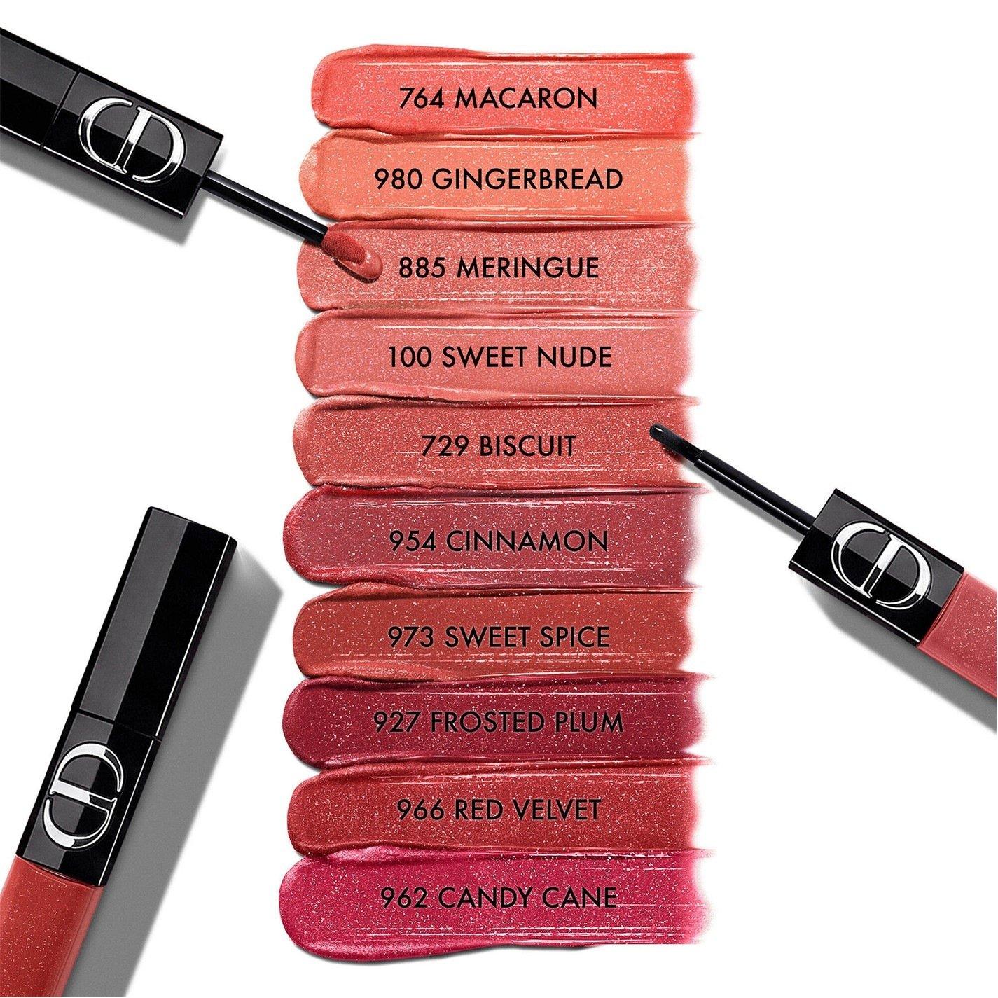 100 SWEET NUDE - DIOR - Rouge Dior Sequin Liquid Duo Lipstick - Limited Edition - 7