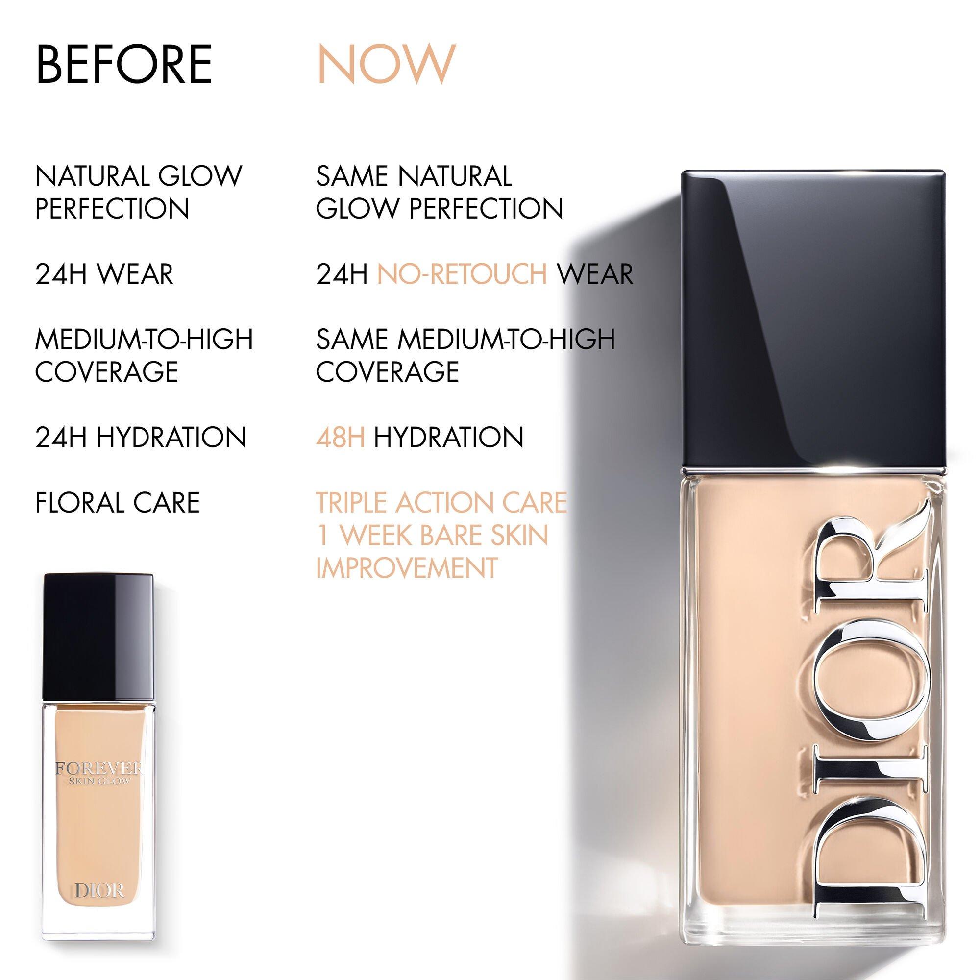 2.5N - DIOR - Dior Forever Skin Glow  Foundation - 24h Wear Radiant Finish - 7