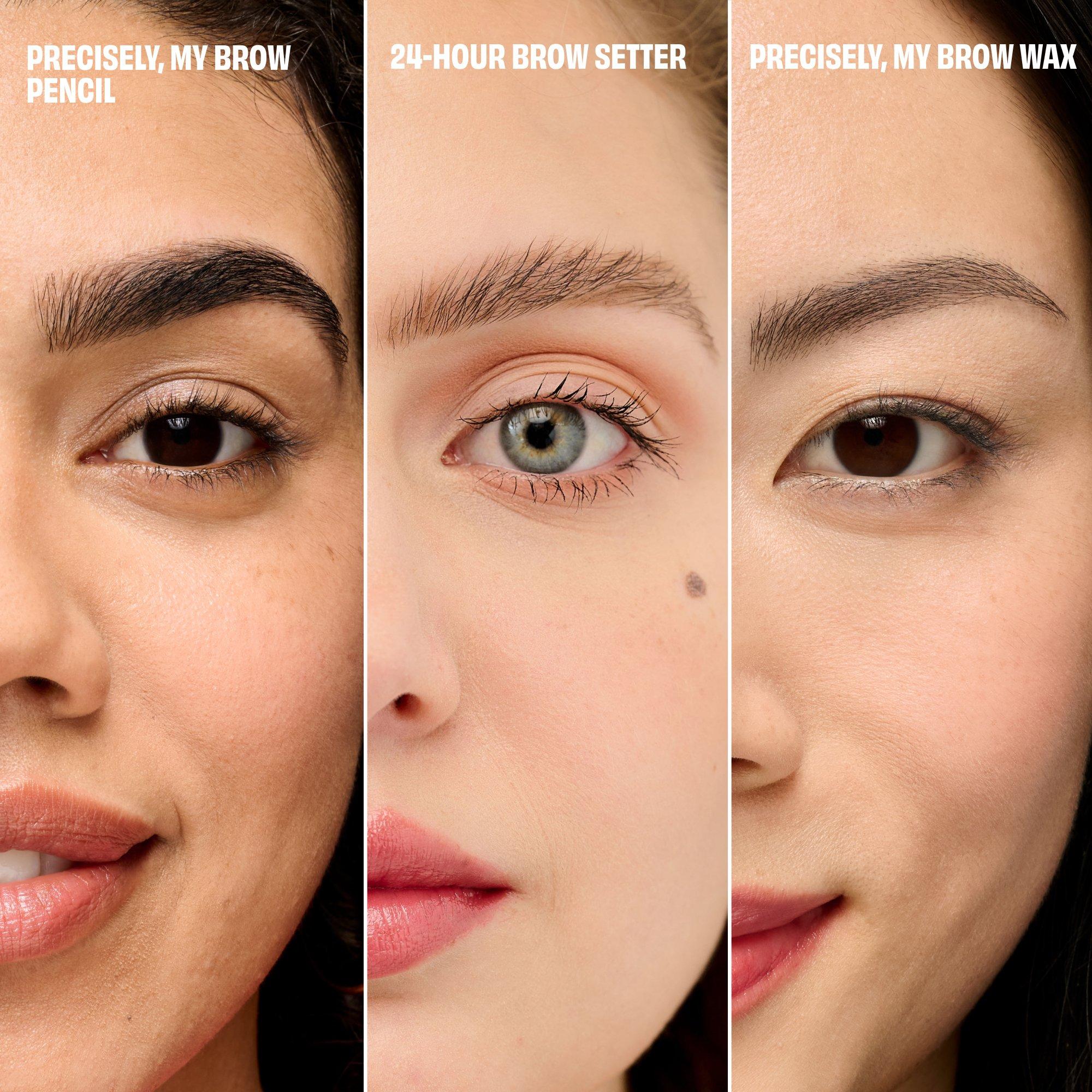 Shade 4 - Benefit - The Brow Booth (worth £67) Shade 4 Precisely My Brow Pencil Wax & 24 Hour Brow Gel Set - 2
