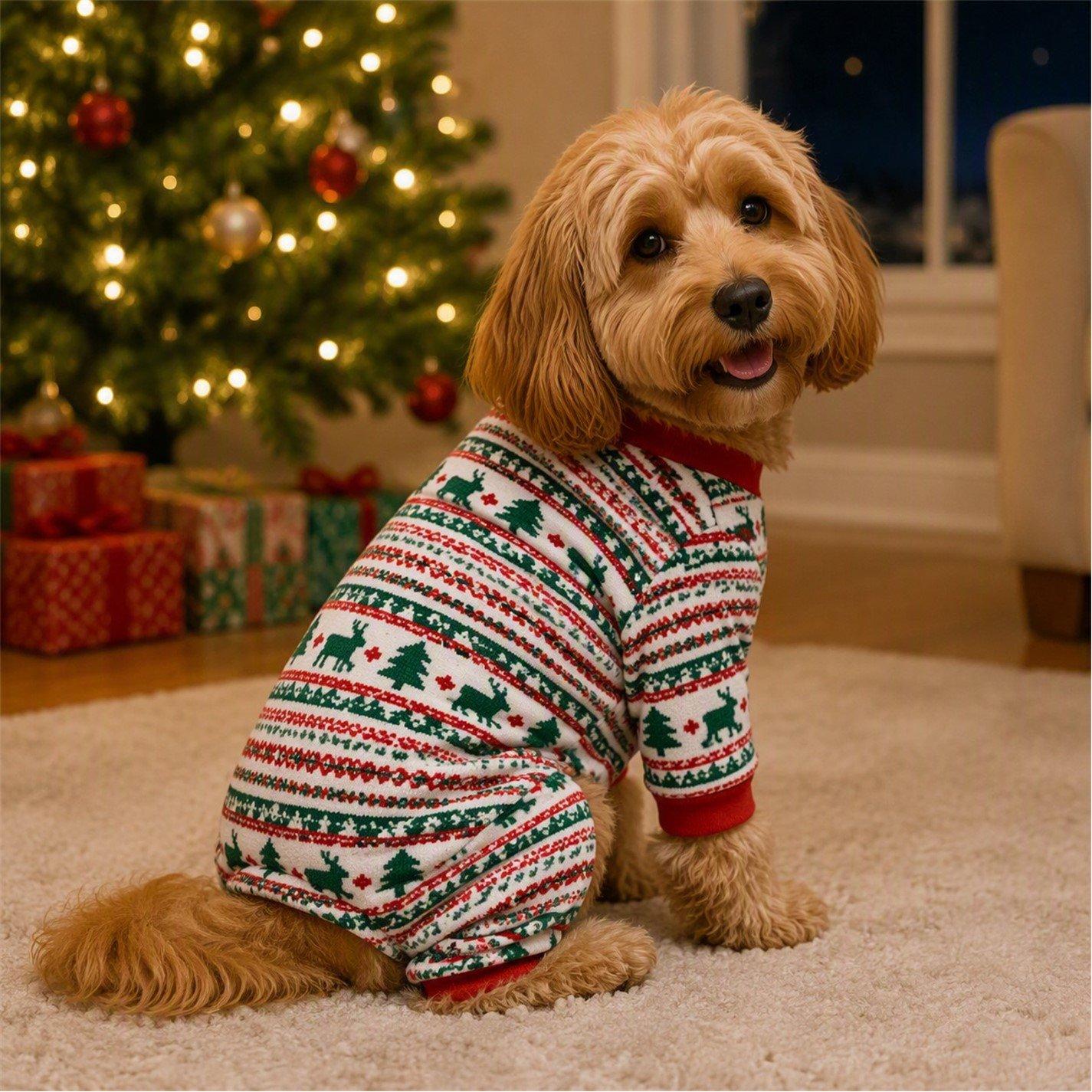 Fairisle - The Spirit Of Christmas - Xmas Family Dog Coat - 2