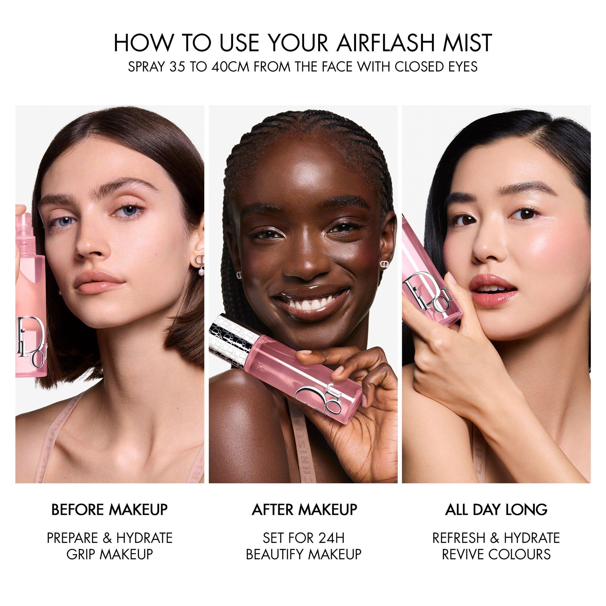 None - DIOR - Dior Backstage Airflash Mist Multi-use makeup setting mist - 24h Wear and Hydration - 3
