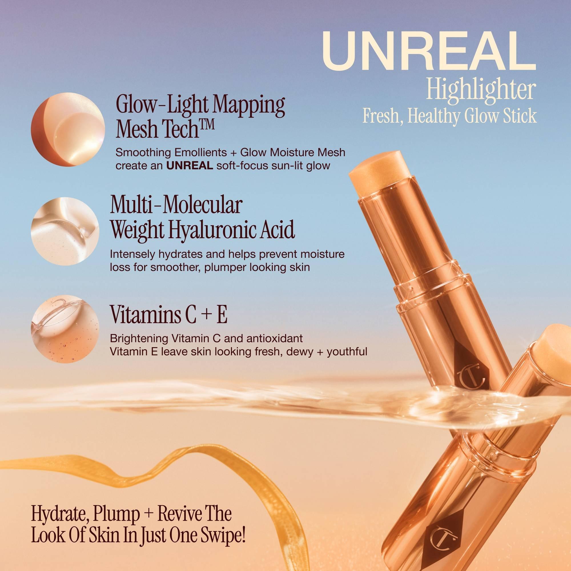Glazed Goddess - Charlotte Tilbury - Unreal Highlighter Fresh Healthy Glow Stick - 3