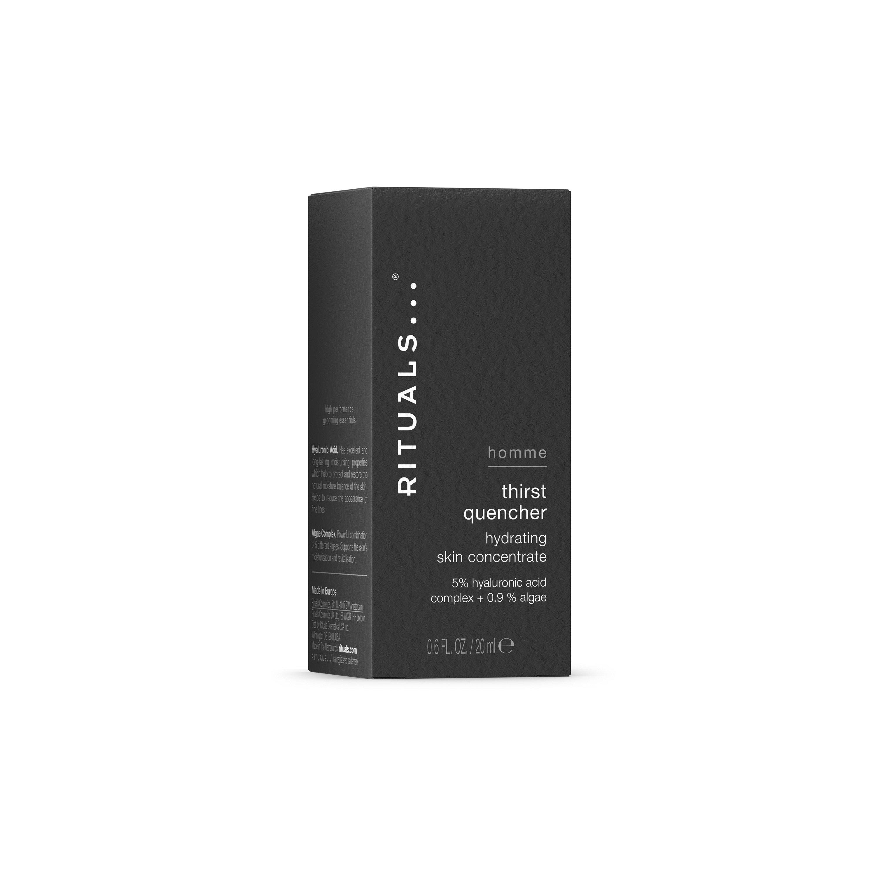 Clear - Rituals - Homme Thirst Quencher Hydrating Skin Concentrate - 1
