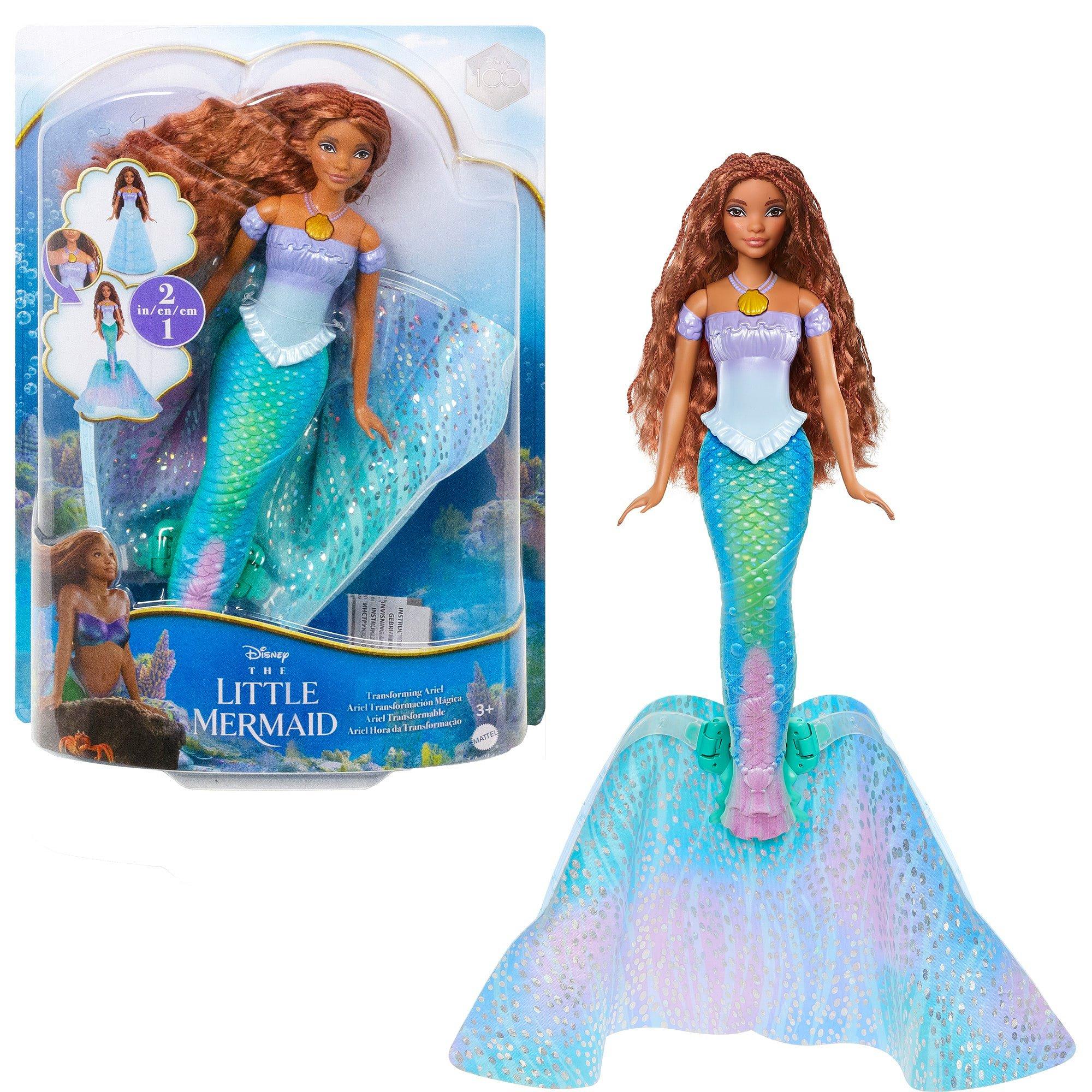 Multi Format An --> Multi Format Un - Disney - Scallop Transforming Feature Mermaid Doll - 5