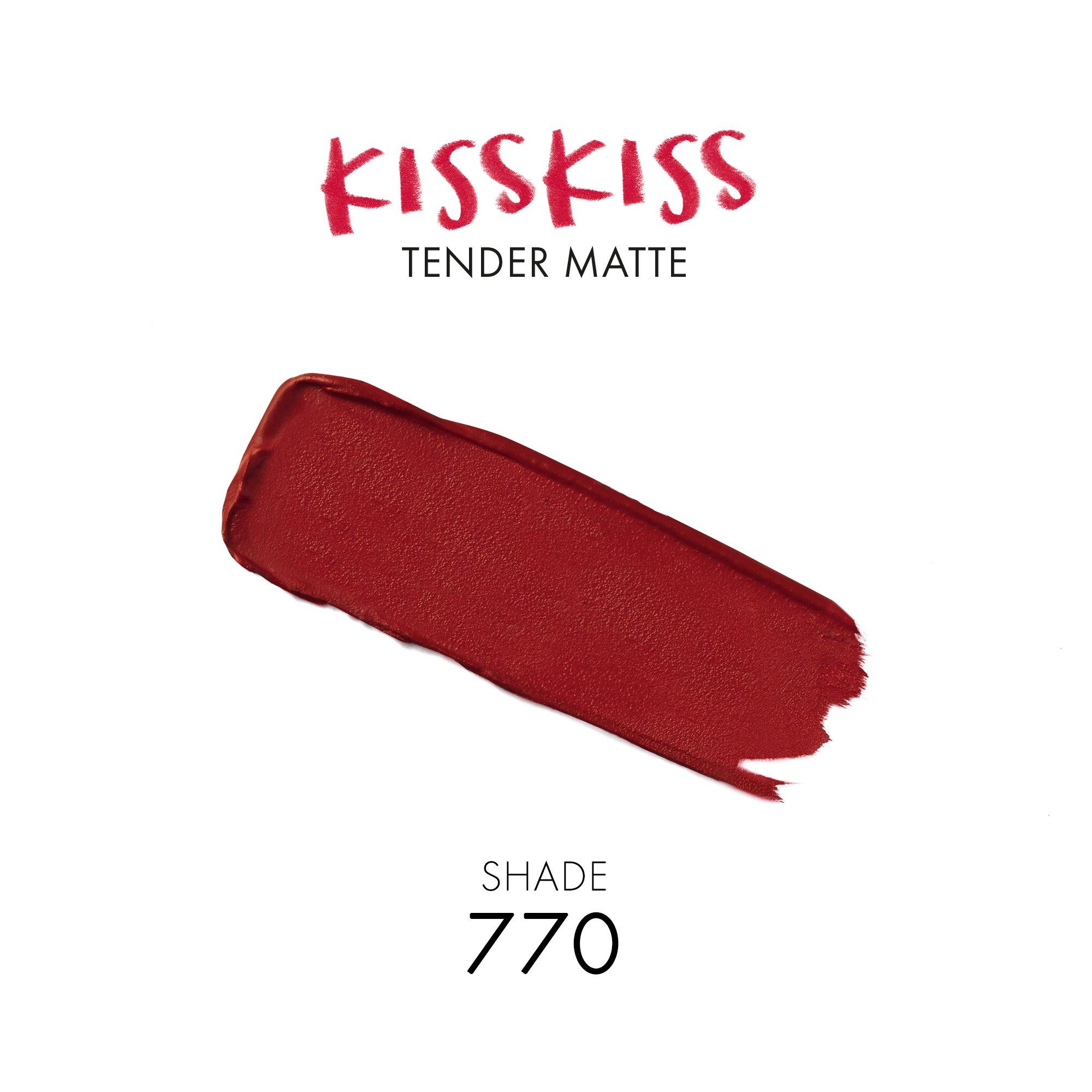 770 Desire Red - Guerlain - Kiss Kiss Matte Lipstick - 4