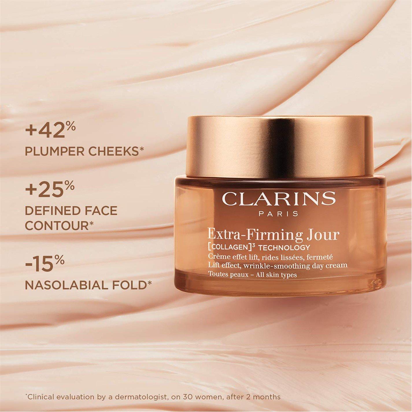 Clear - Clarins - Extra-Firming Day Cream All Skin Types 50ml - 3