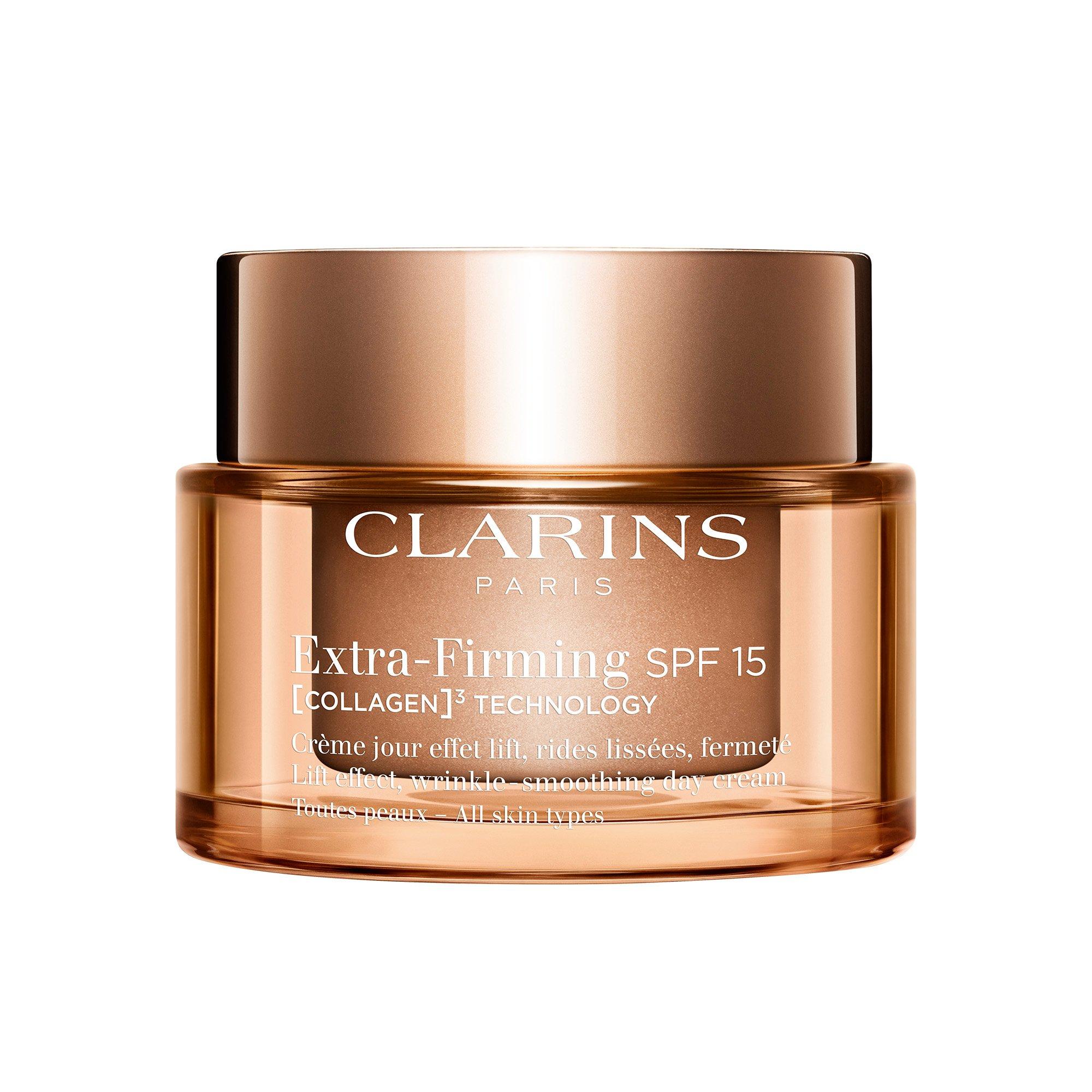 Clarins Extra-Firming SPF 15 Anti-Aging Day Face Cream All Skin Types 50ml - Image 9