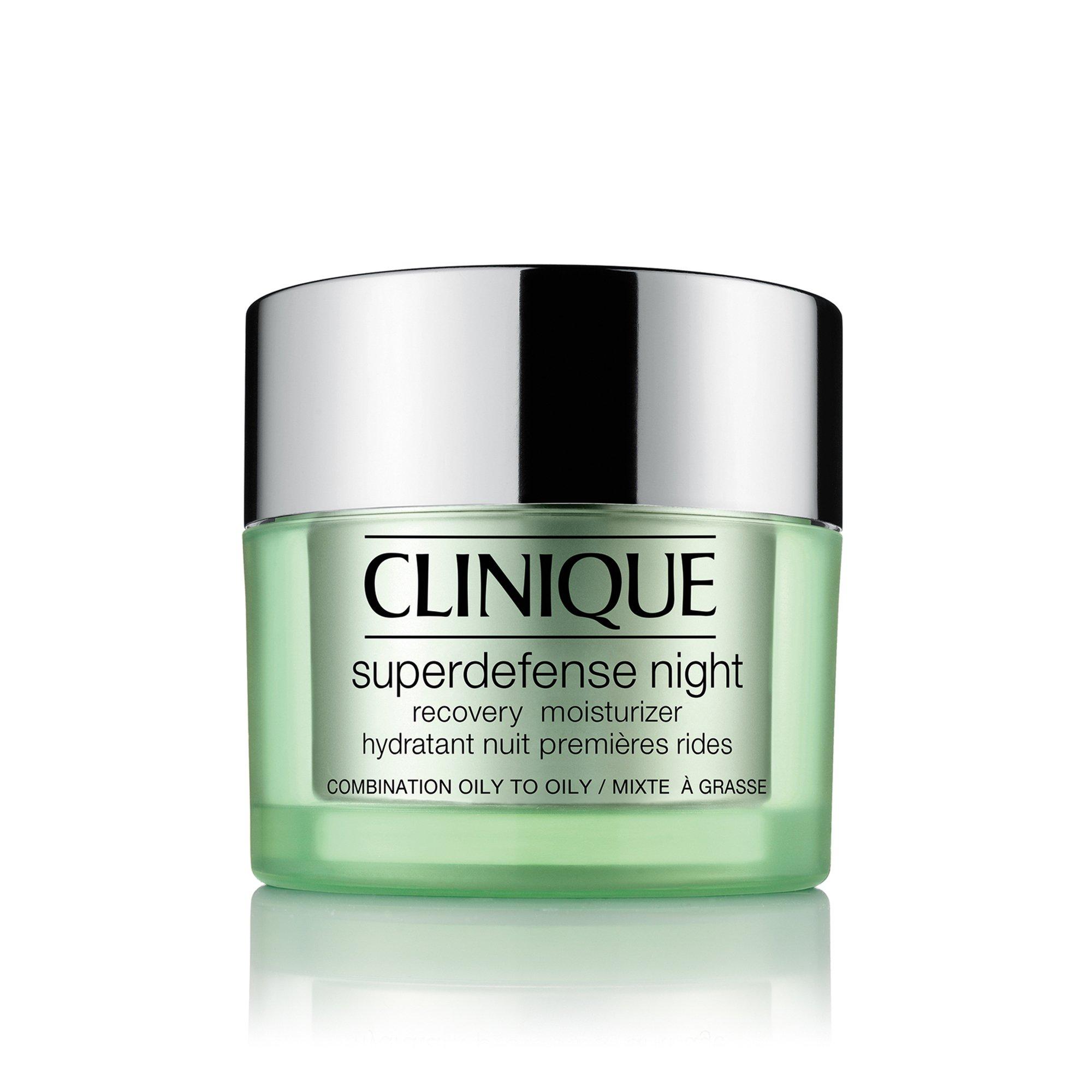 Cream - Clinique - Superdefense™ Night Recovery Moisturizer Combination Oily/Oily 50Ml