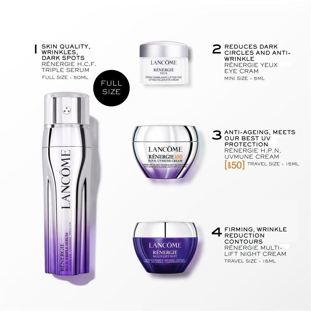 None - Lancome - Women's Renewing CRX Triple Serum Retinol Set Anti Aging Cream - 2