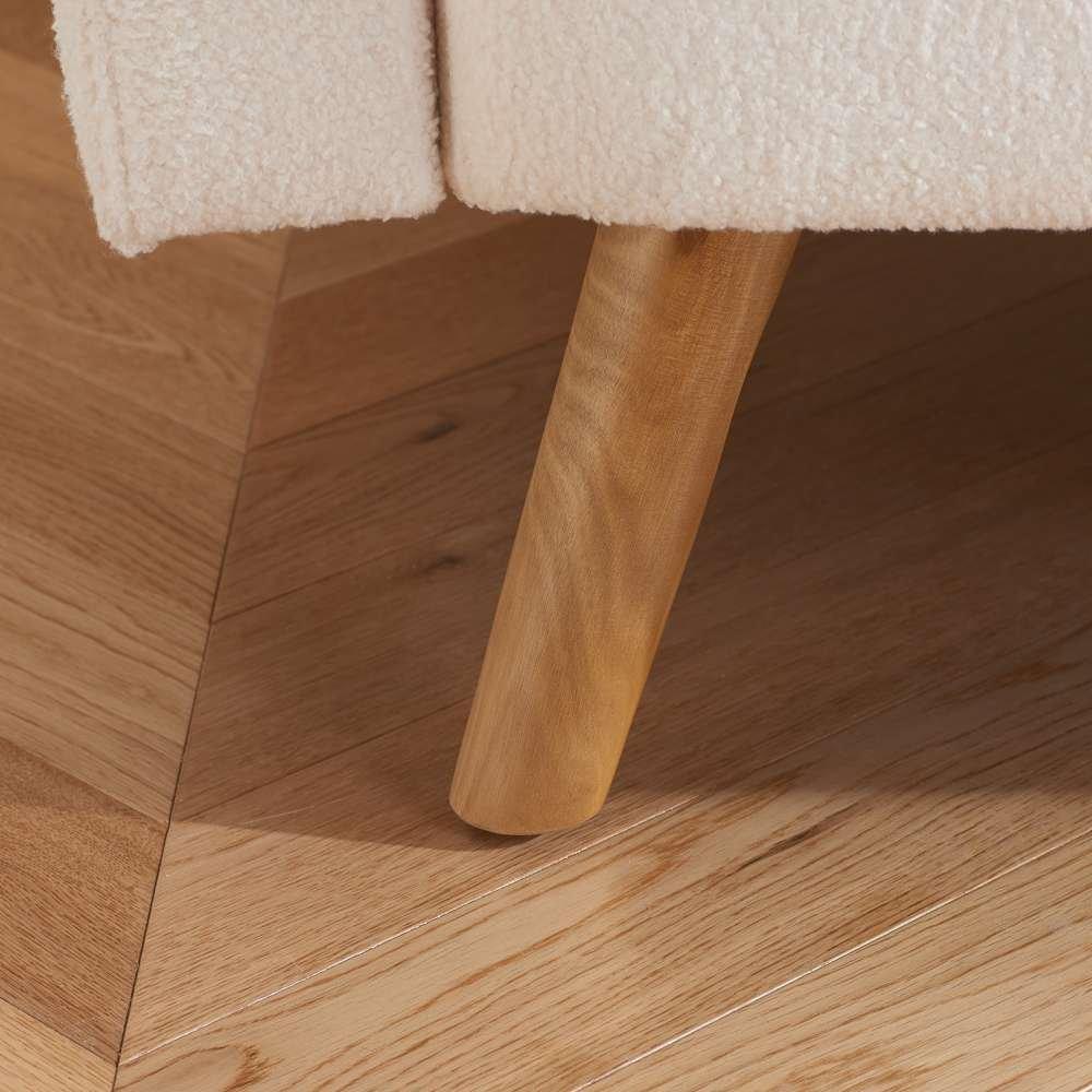 White - Birlea - Micah Sofa Bed Boucle - 9