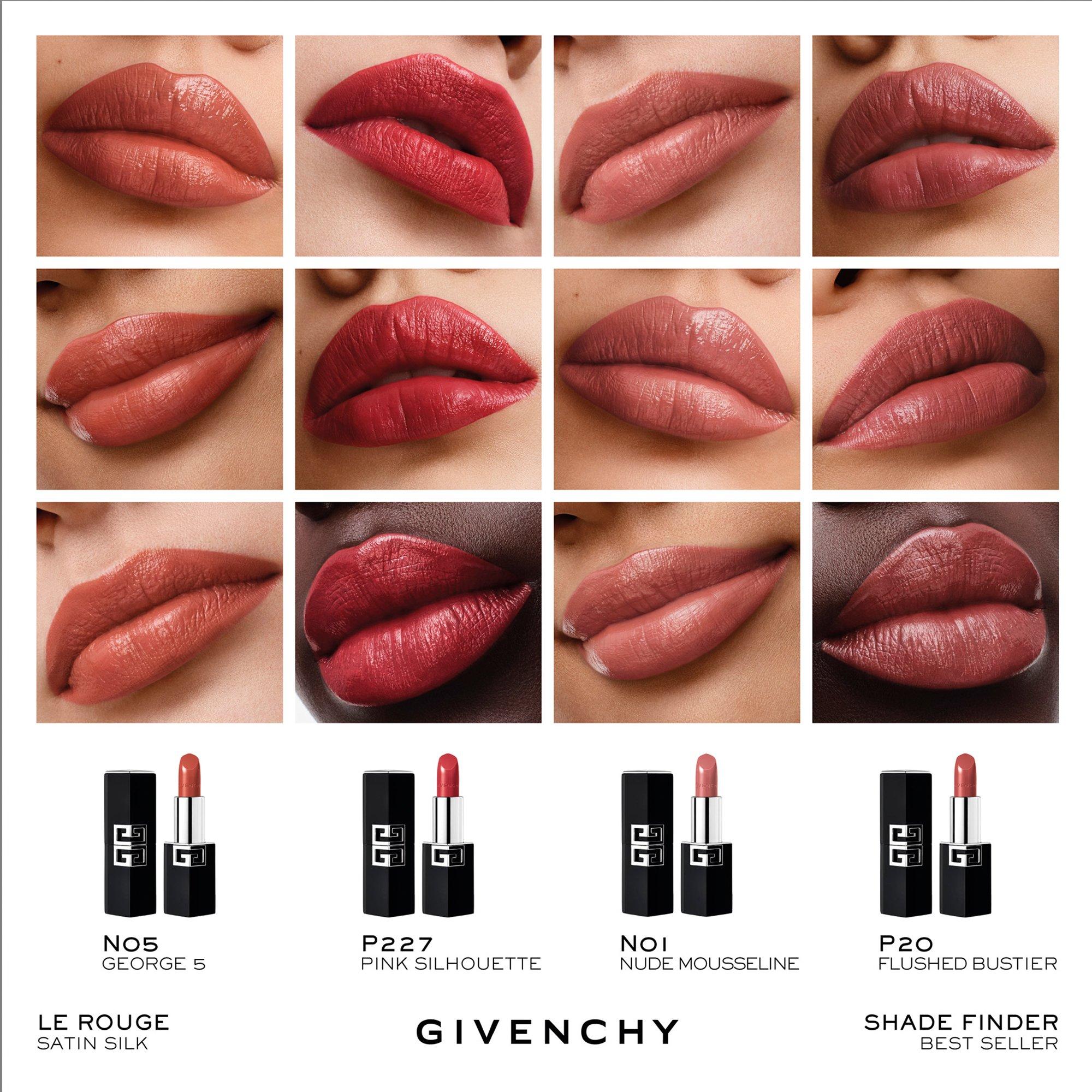 P20 Flushed Bus - GIVENCHY - Givenchy Le Rouge Satin Silk High-Definition Lipstick - 3