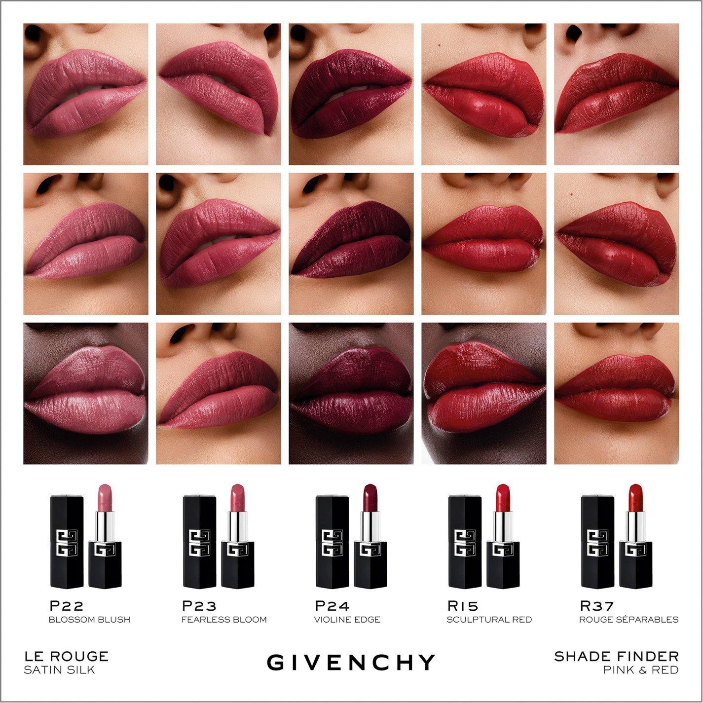 P23 Fearl Bloom - GIVENCHY - Givenchy Le Rouge Satin Silk High-Definition Lipstick - 3