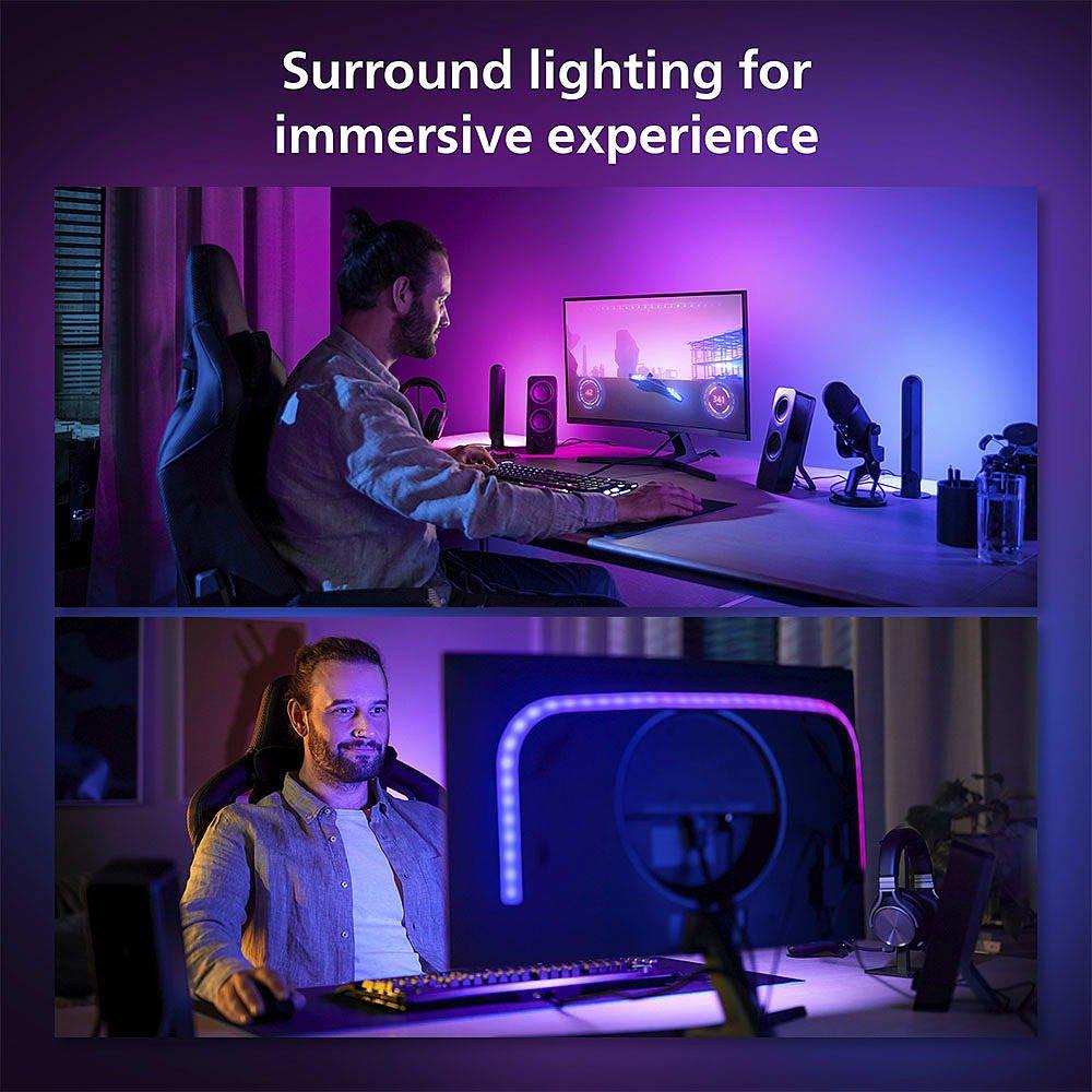 Meerkleurig - Philips Hue - Gradient PC strip 24 27 inch EU - 5
