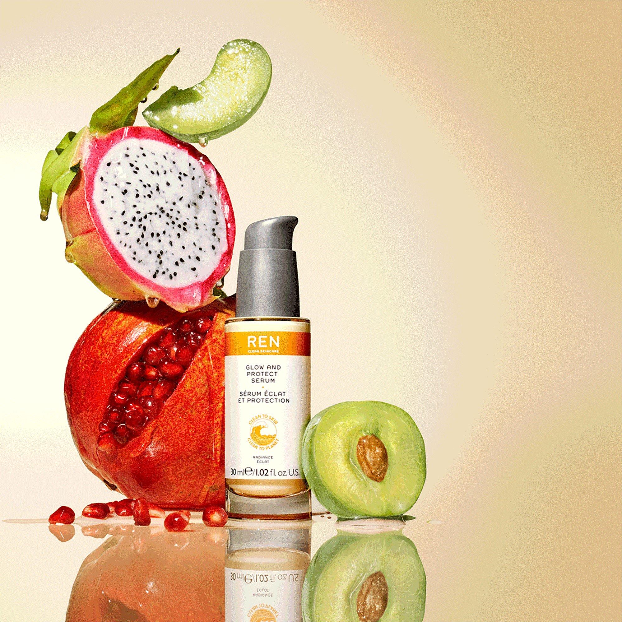 None - Ren - Ren Clean Skincare Glow & Protect Serum¿ 30ml - 4