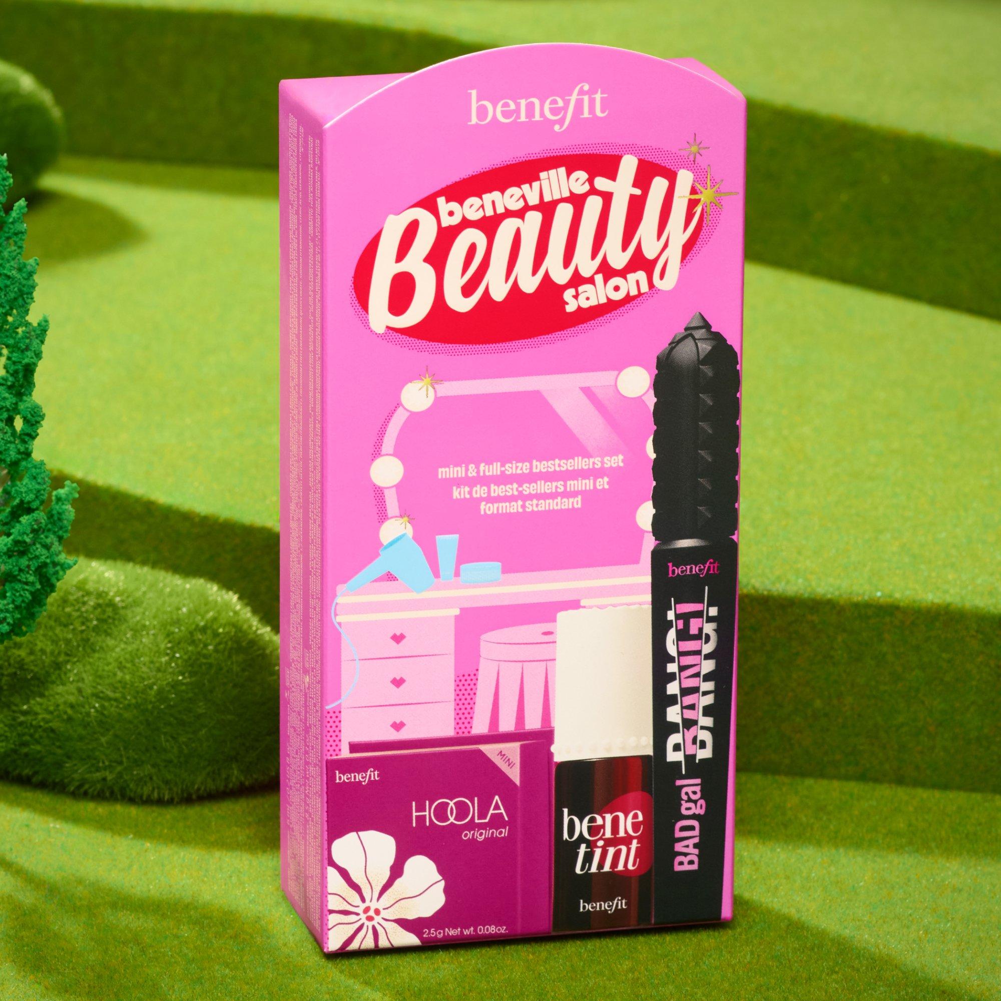 Multi - Benefit - Beneville Beauty Salon (worth £68.50) BADgal BANG! Mascara Benetint & Hoola Bronzer Makeup Gift Set - 11