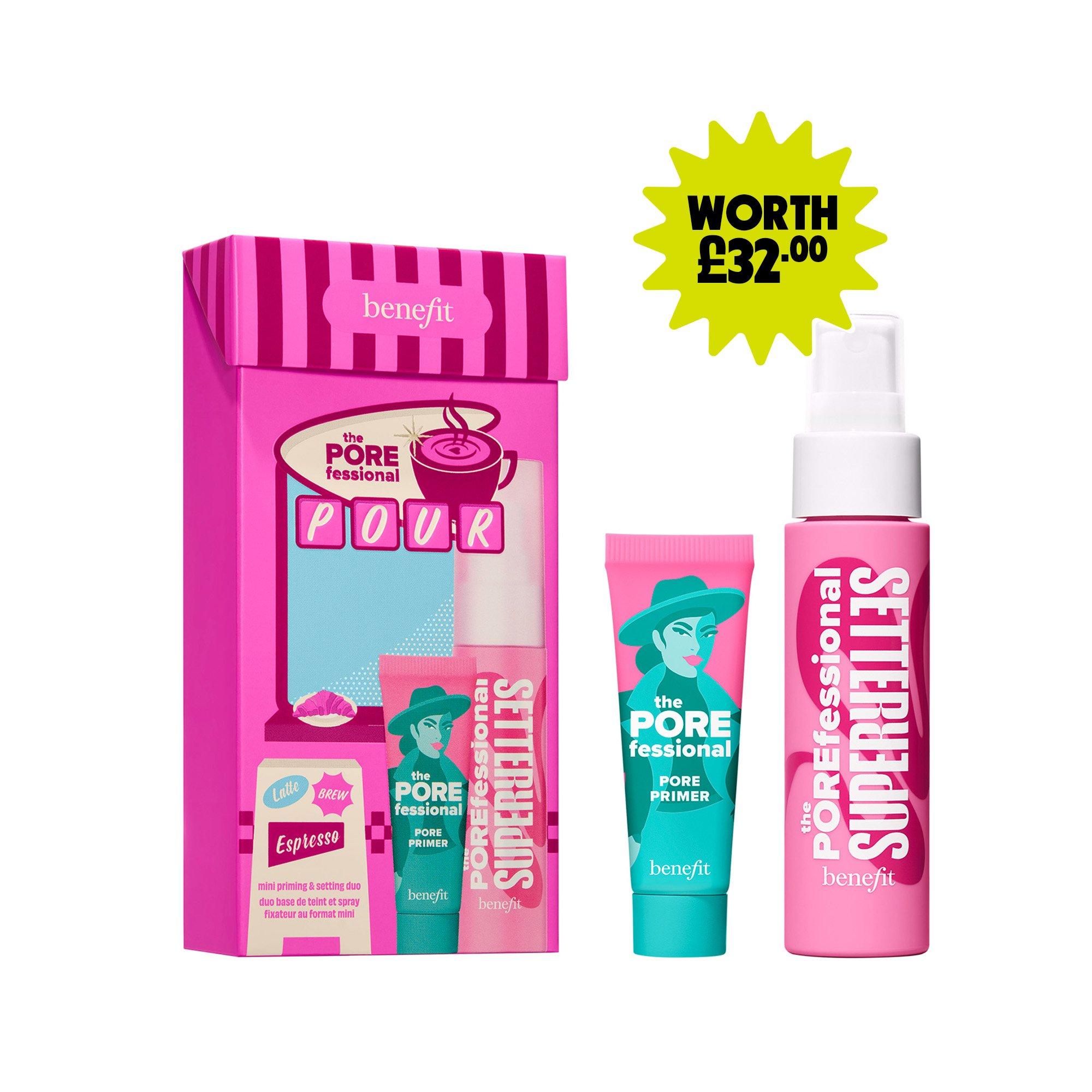 Multi - Benefit - The POREfessional Pour (worth £32) Mini Primer & Setting Spray Duo Stocking Filler - 4