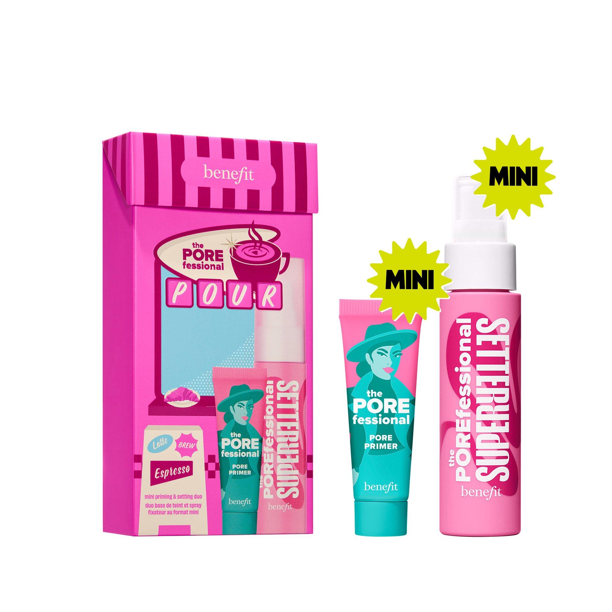 Multi - Benefit - The POREfessional Pour (worth £32) Mini Primer & Setting Spray Duo Stocking Filler - 10