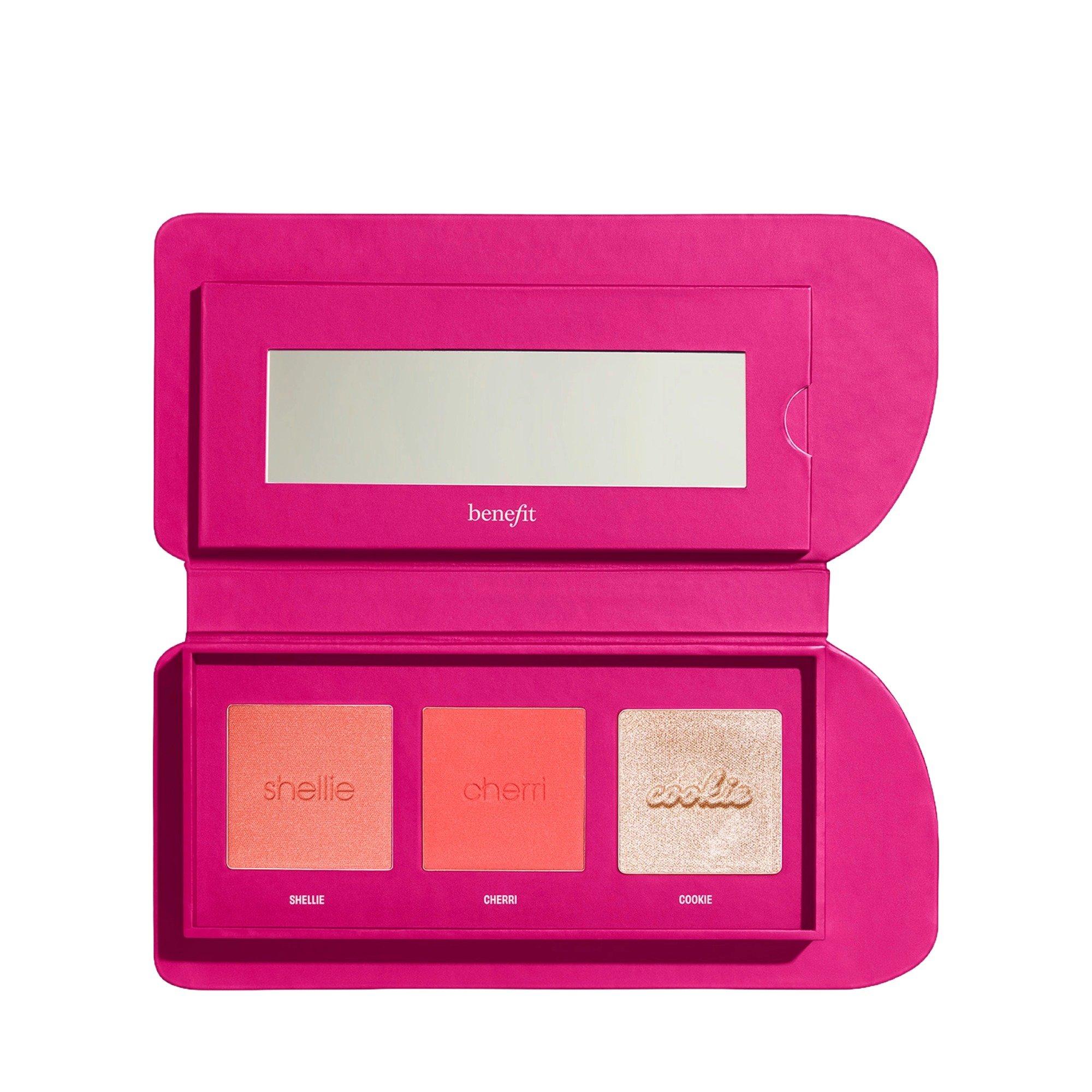 Benefit Glam Central Station (worth £50.50) Limited Edition Blush Shellie & Cookie Highlighter Gift Palette