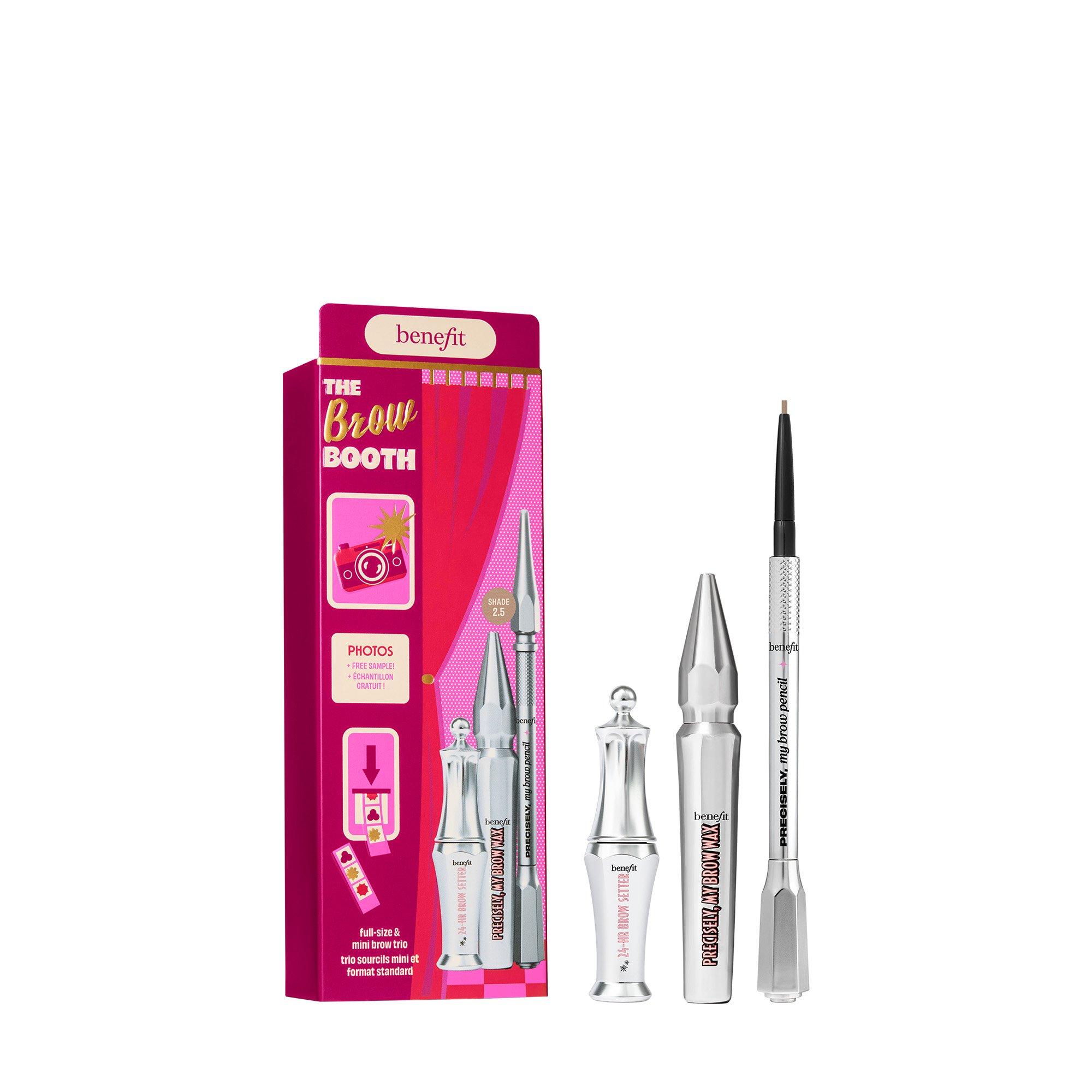 Benefit The Brow Booth (worth £67) Shade 2.5 Precisely My Brow Pencil Wax & 24 Hour Brow Gel Set