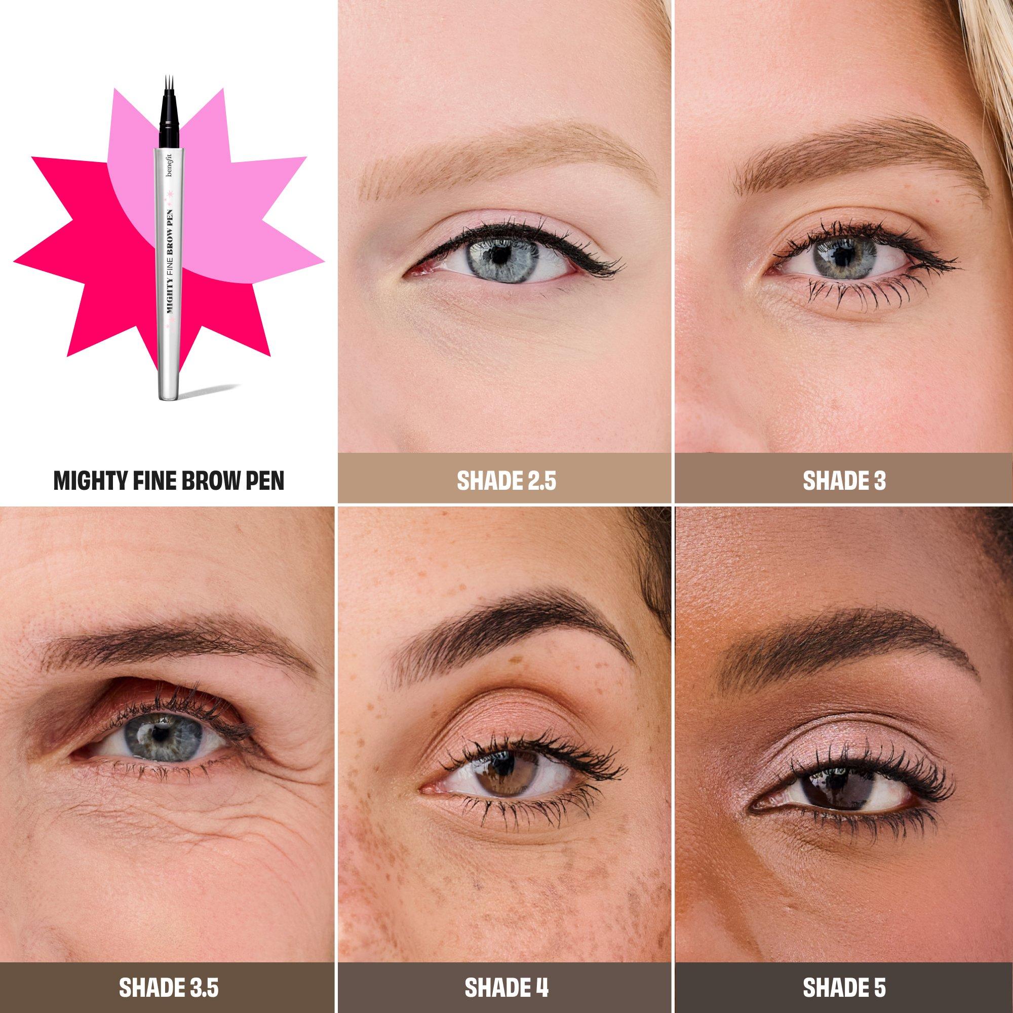 Shade 3.5 - Benefit - The Great Brow Hall (worth £53) Shade 3.5 Mighty Fine Brow Pen & 24 Hour Brow Setter Duo Gift Set - 5