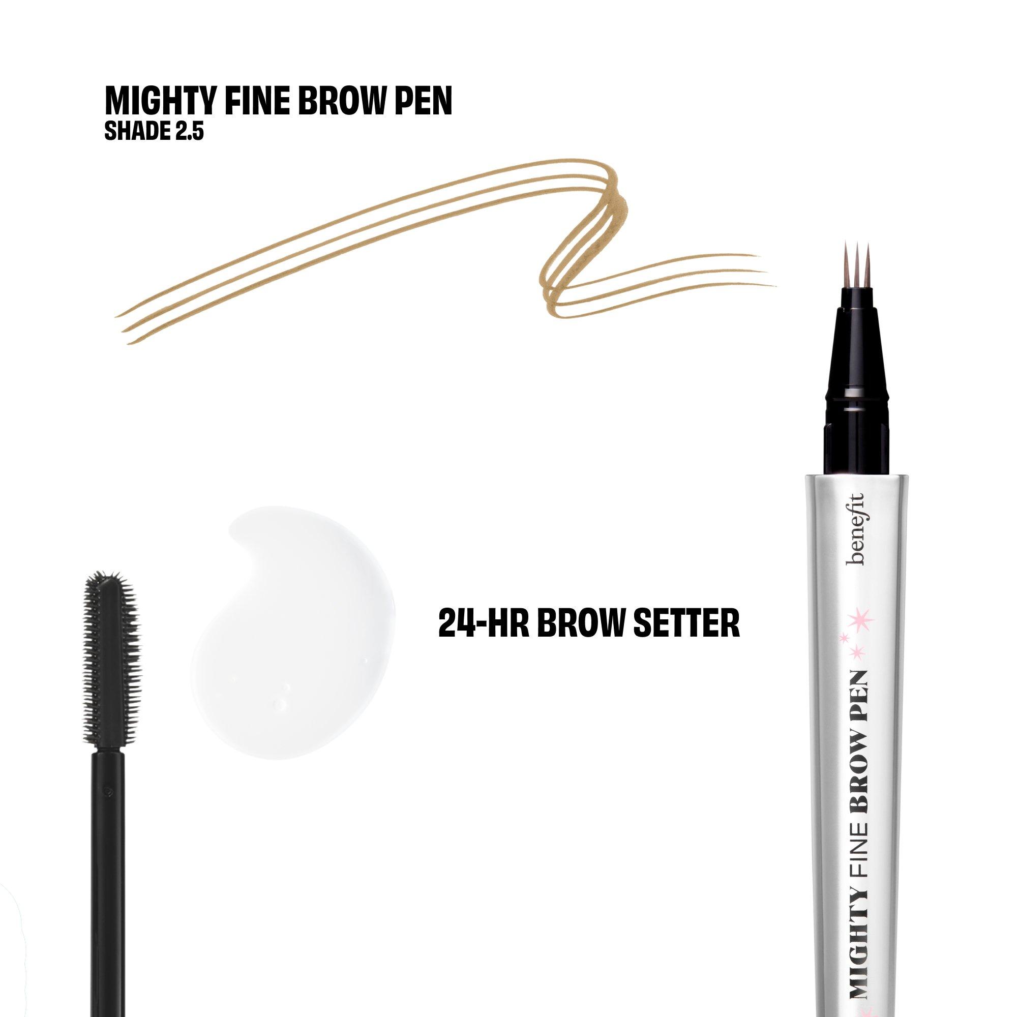 Shade 2.5 - Benefit - The Great Brow Hall (worth £53) Shade 2.5 Mighty Fine Brow Pen & 24 Hour Brow Setter Duo Gift Set - 2