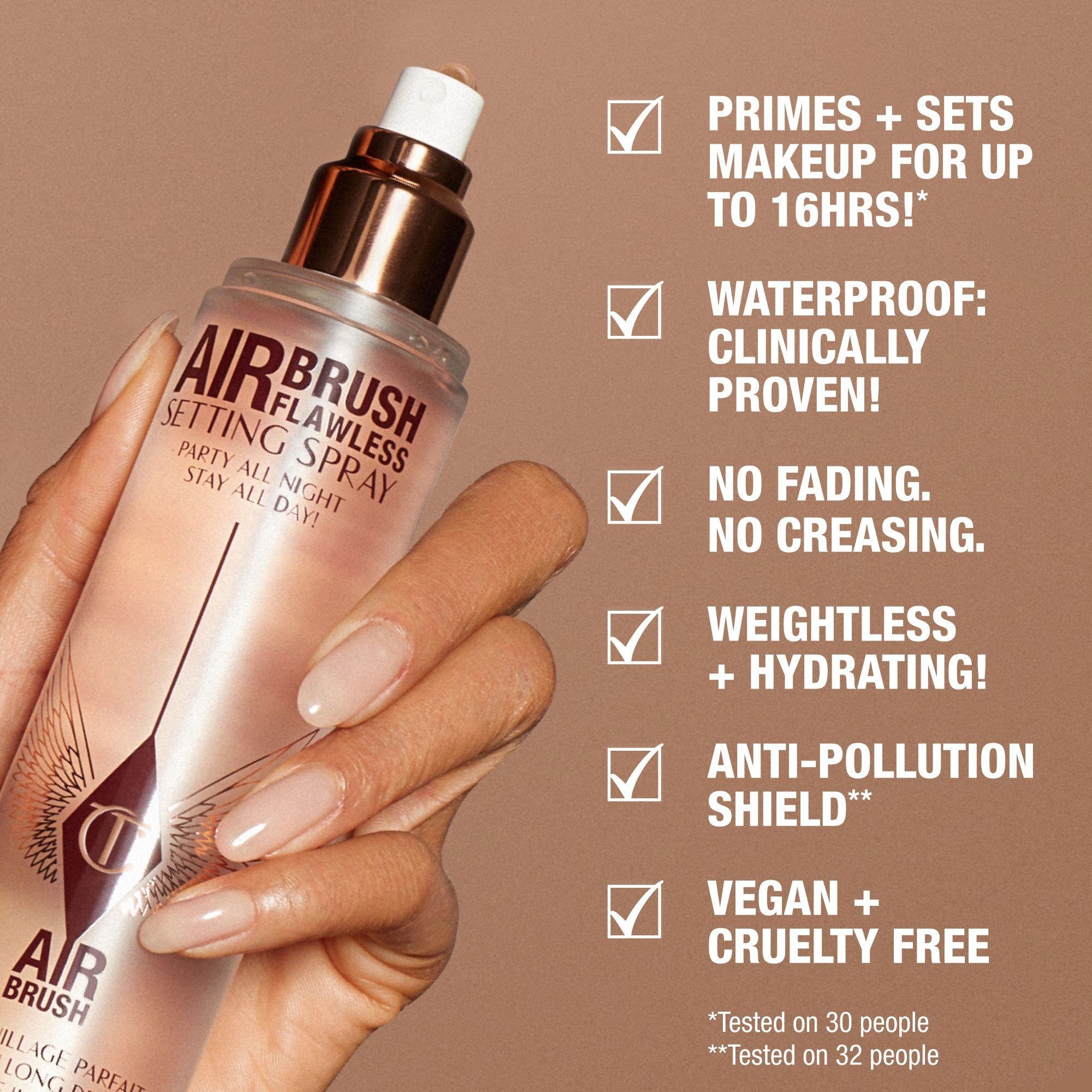 Clear - Charlotte Tilbury - AIRBRUSH FLAWLESS MINI SETTING SPRAY KIT - 4