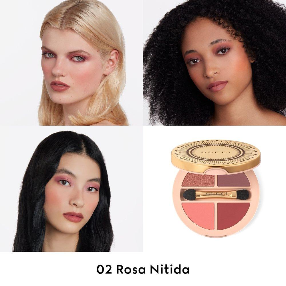 02 Rosa Nitida - Gucci - Gucci Palette de Beauté Quatuor Eye, Cheek and Lip - 2