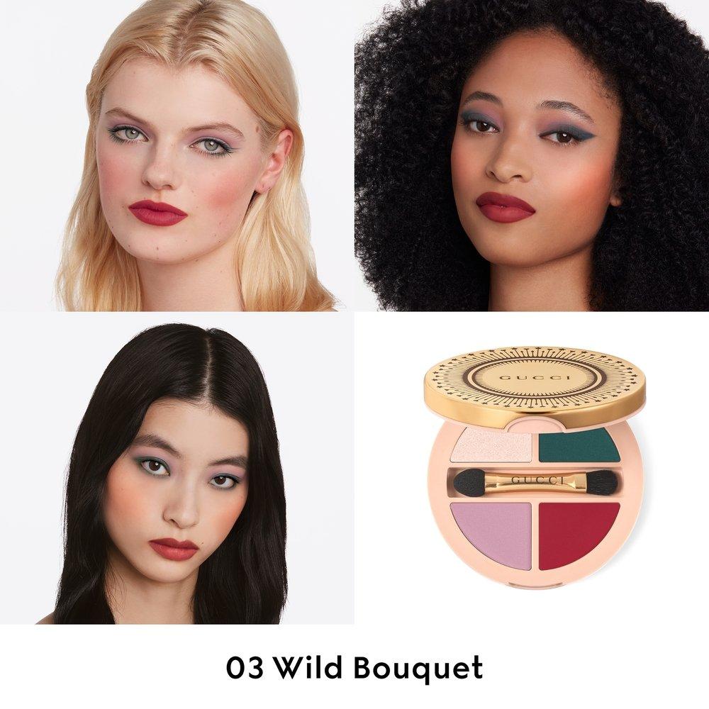 03 Wild Bouquet - Gucci - Gucci Palette de Beauté Quatuor Eye, Cheek and Lip - 2