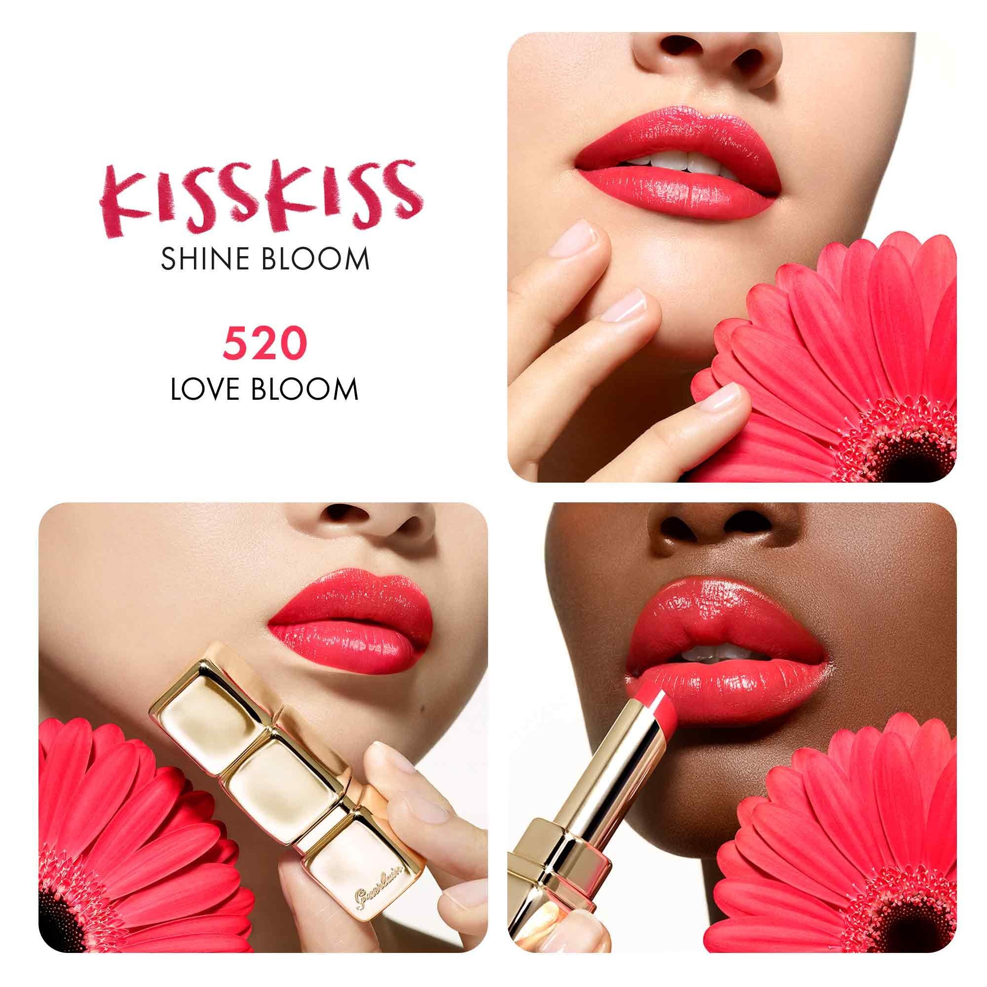 520LOVE BLOOM - Guerlain - KissKiss Shine Bloom Lipstick - 4