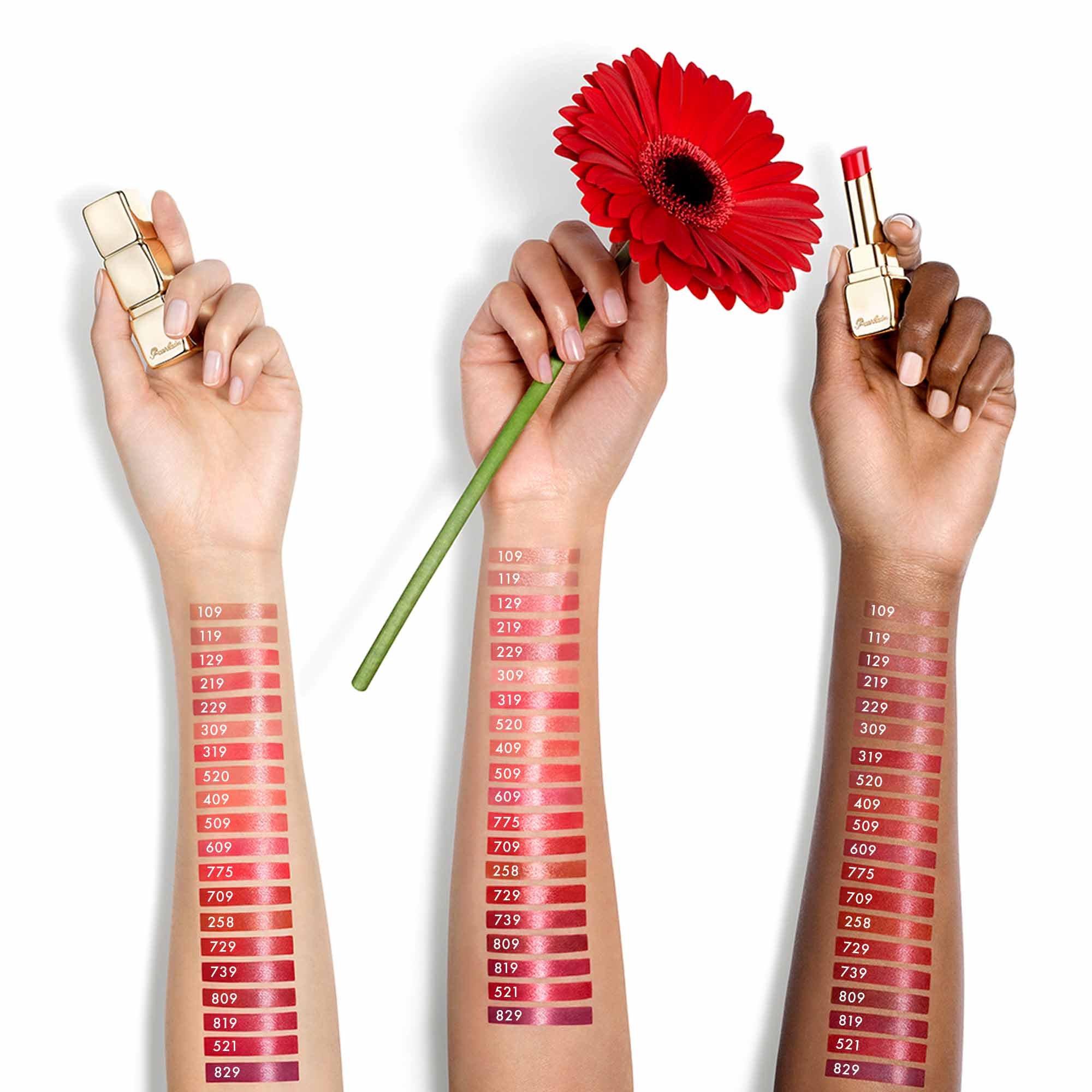 SPRING ROSE 609 - Guerlain - KissKiss Shine Bloom Lipstick - 5