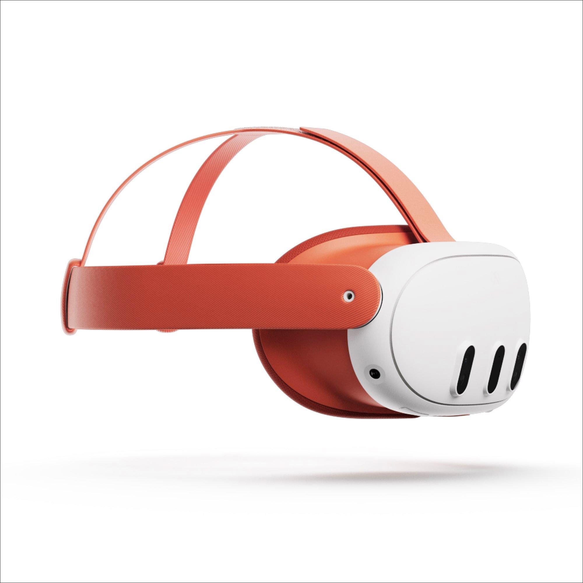 Orange - Meta - Quest 3 Facial Interface & Headstrap - Orange - 2