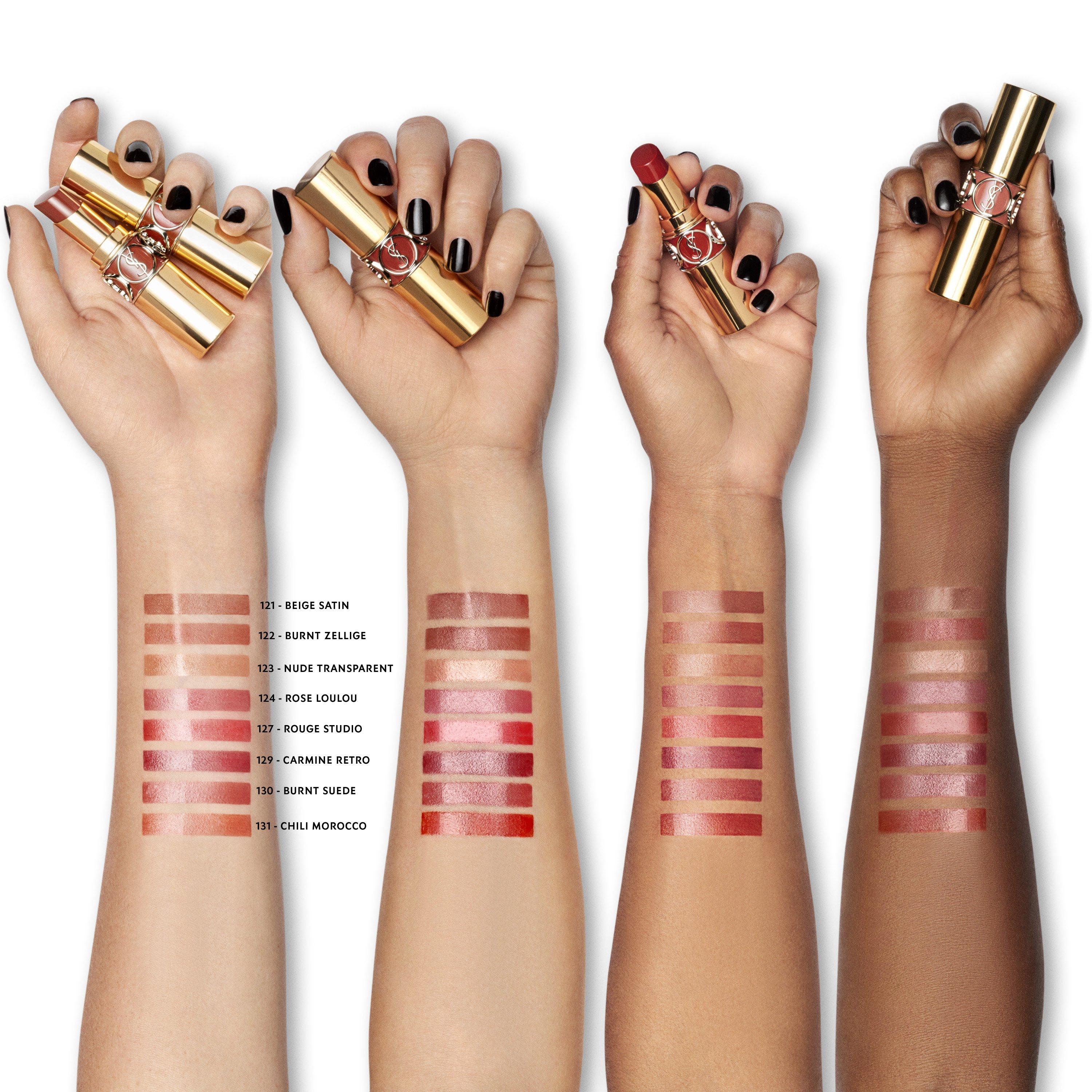 Rouge Mandarin - Yves Saint Laurent - Rouge Volupte Shine Lipstick - 3
