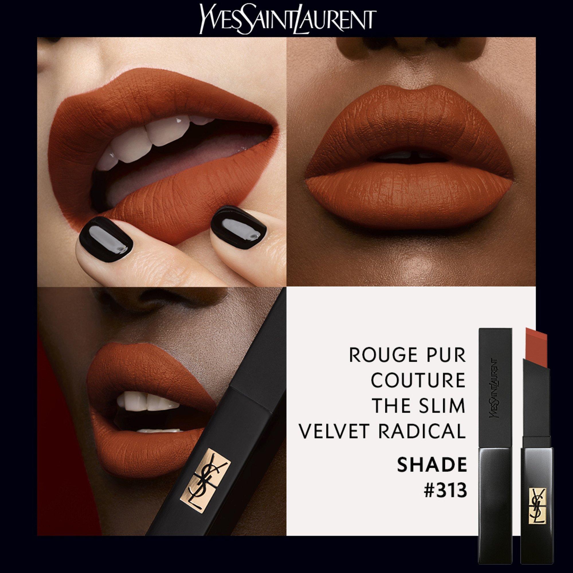Irrev Cin - Yves Saint Laurent - Rouge Pur Couture The Slim Velvet Radical Lipstick - 3