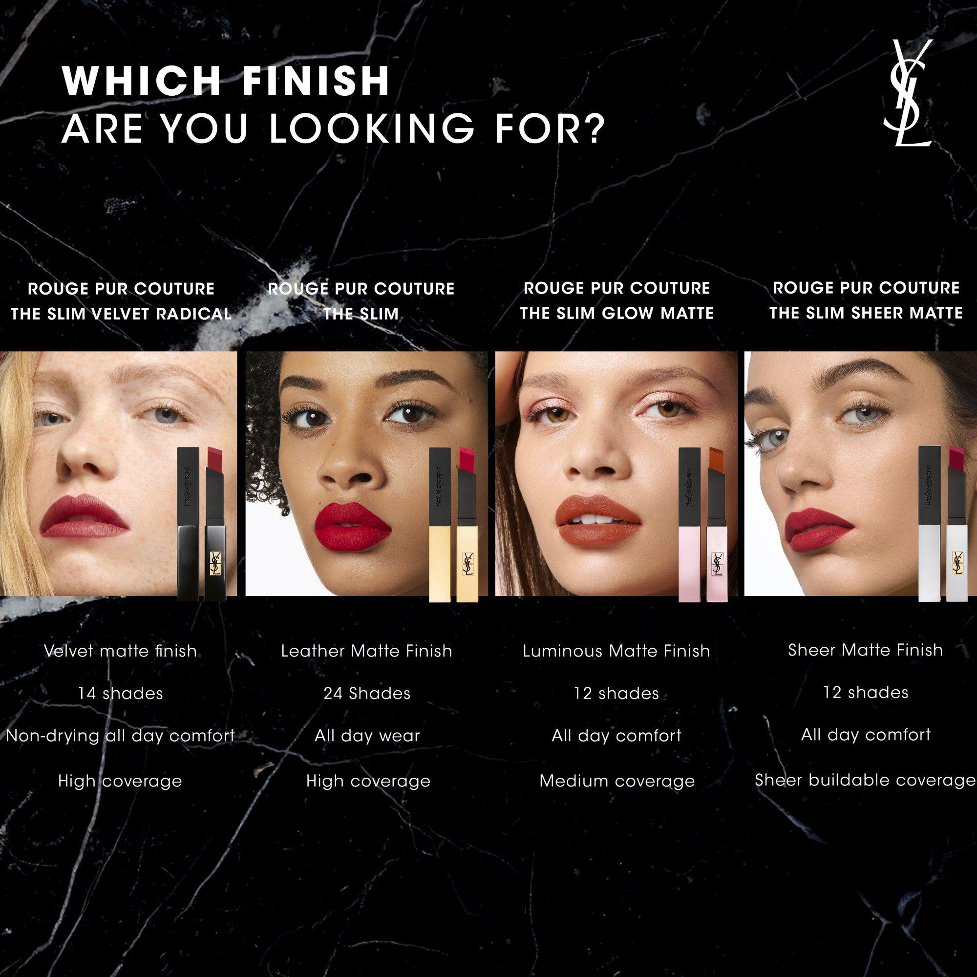 Rouge Libre - Yves Saint Laurent - Rouge Pur Couture The Slim Velvet Radical Lipstick - 5