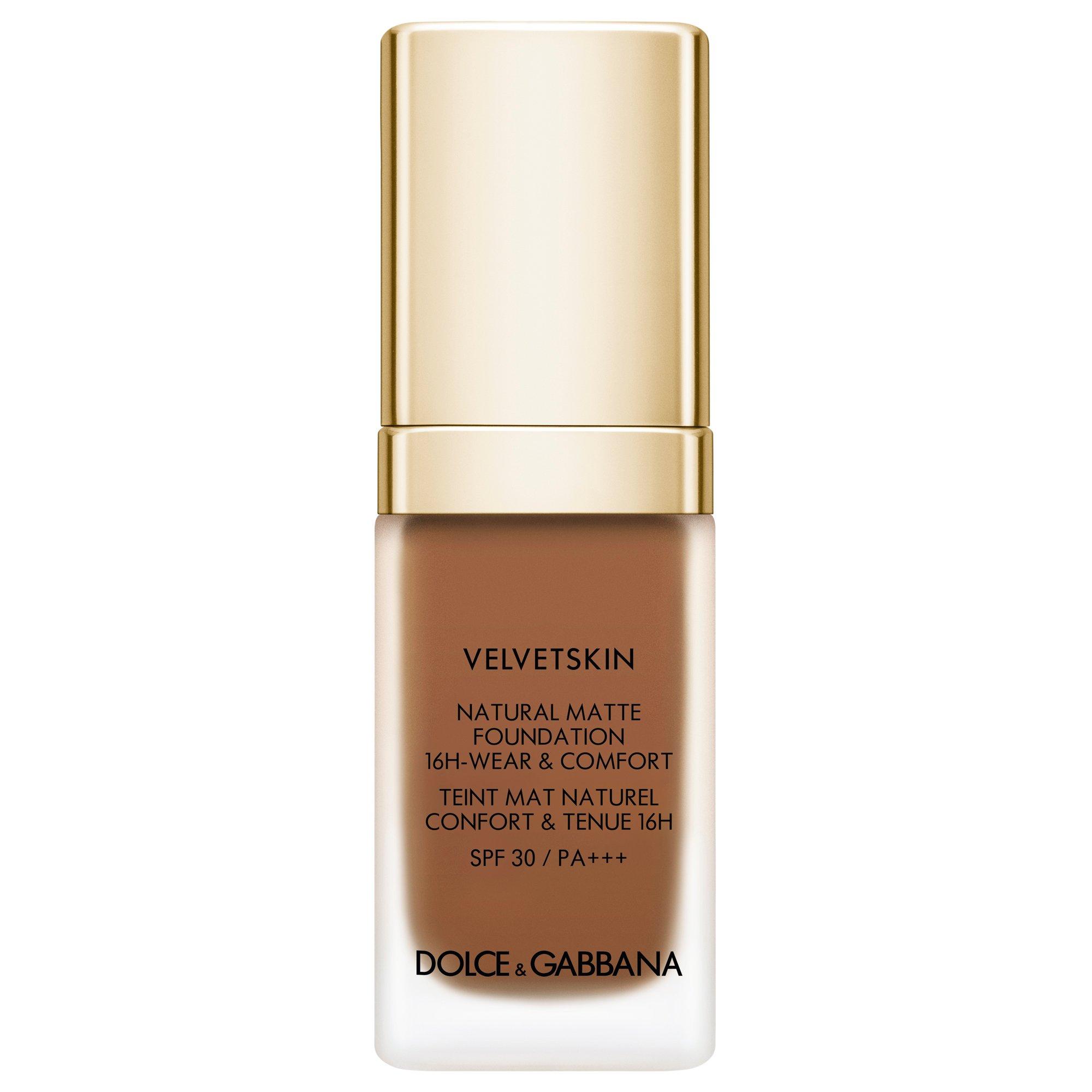 Dolce and Gabbana Velvetskin Natural Matte Foundation - Ebony - Size 30 ml