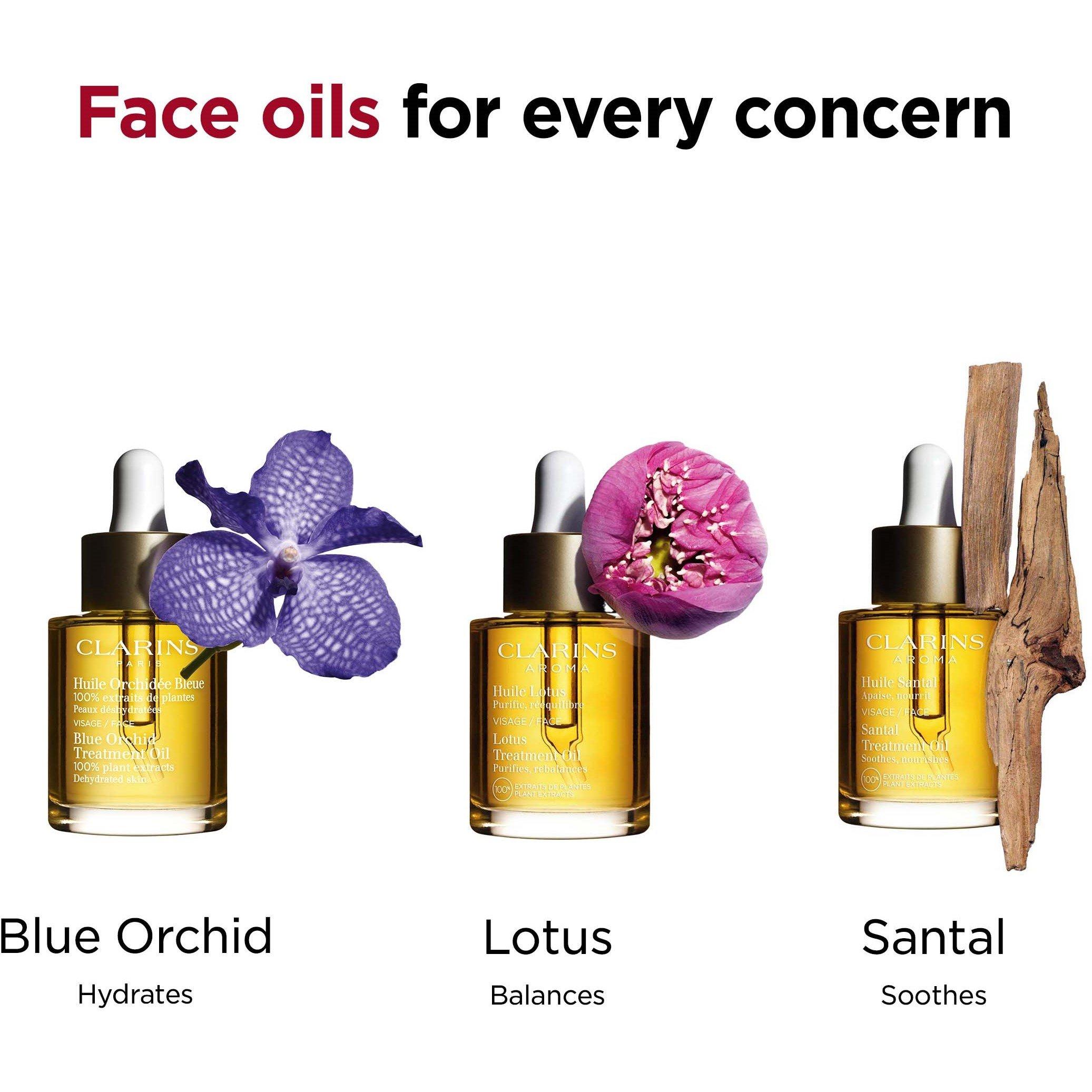 Clear - Clarins - Blue Orchid Face Treatment Oil - 10