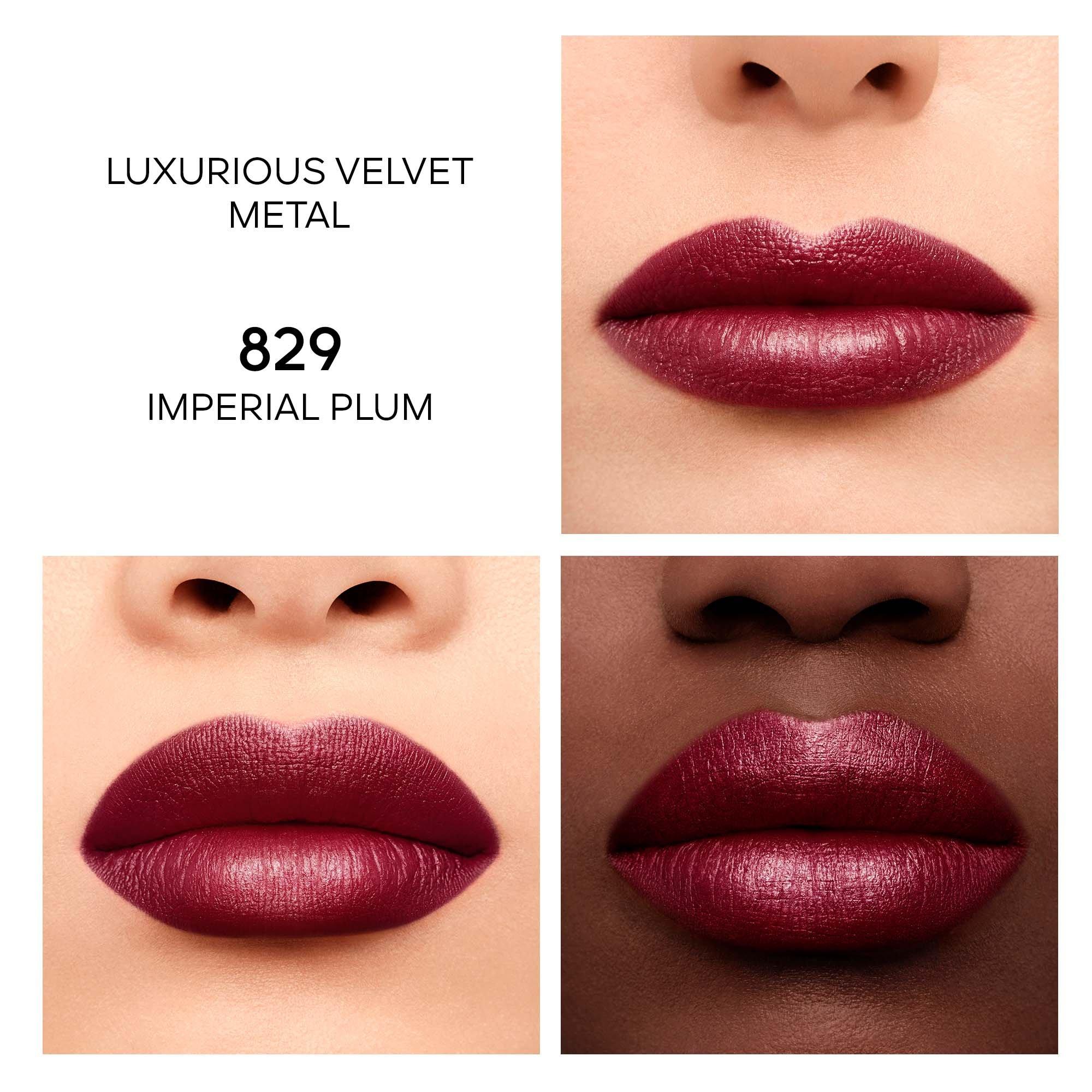829 - Guerlain - Rouge G Luxurious Velvet Metal 16-hour wear velvet metal lipstick - 4