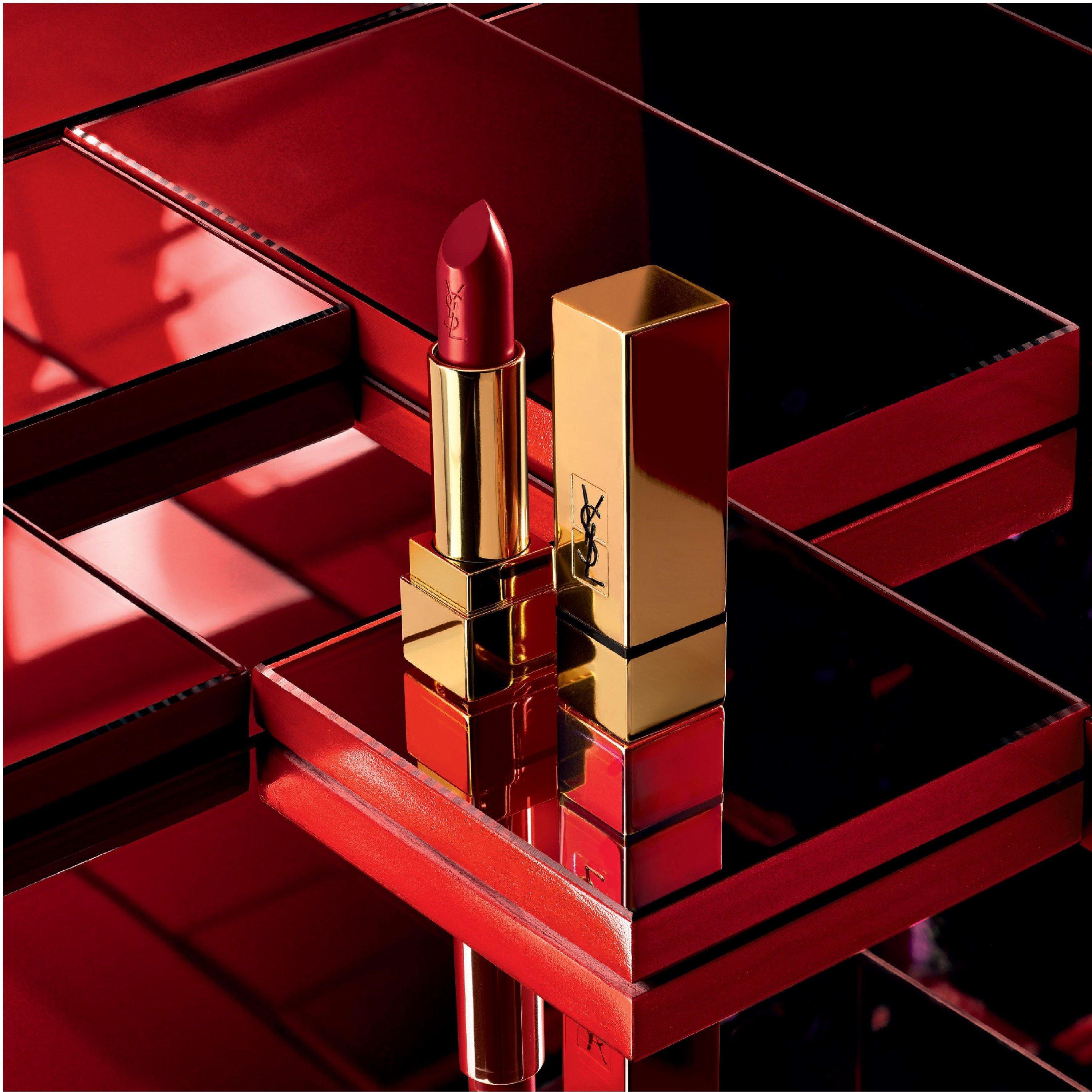 Rouge Libre - Yves Saint Laurent - Rouge Pur Couture Satin Lipstick - 2