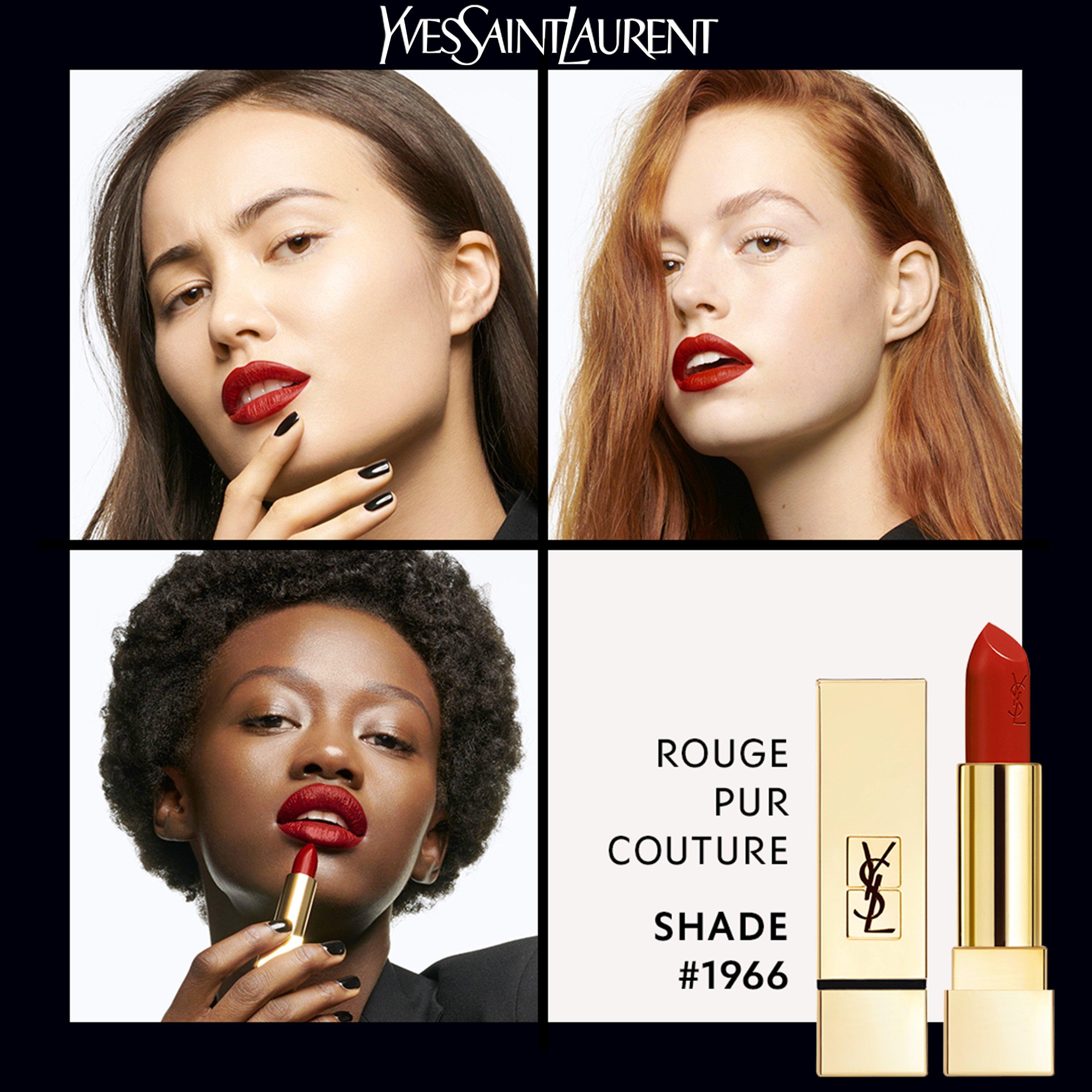 Rouge Libre - Yves Saint Laurent - Rouge Pur Couture Satin Lipstick - 5