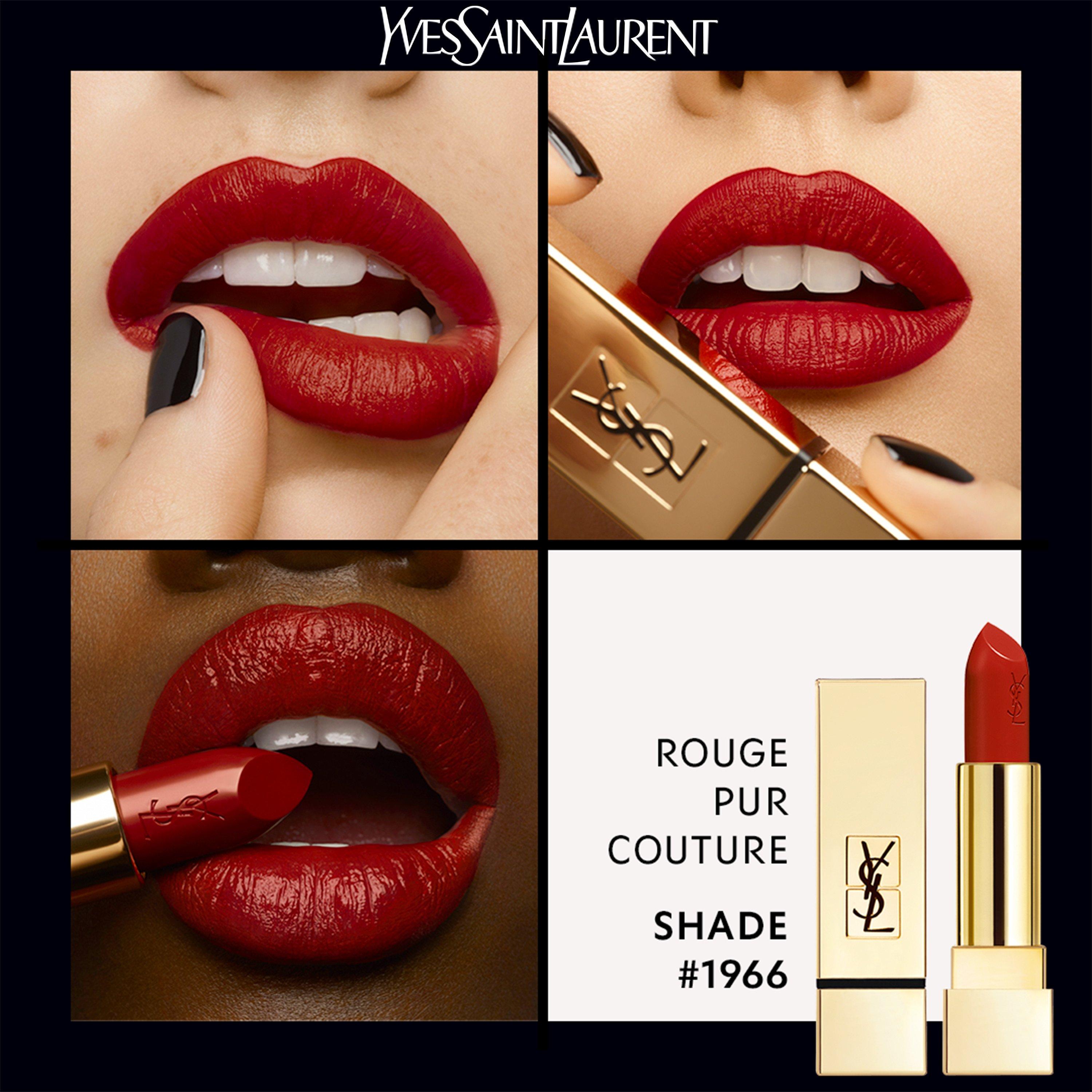 Rouge Libre - Yves Saint Laurent - Rouge Pur Couture Satin Lipstick - 6