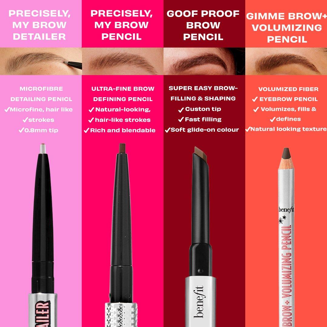 2 - Benefit - benefit Precisely My Brow Detailer 0.8mm-Tip Eyebrow Pencil - 10