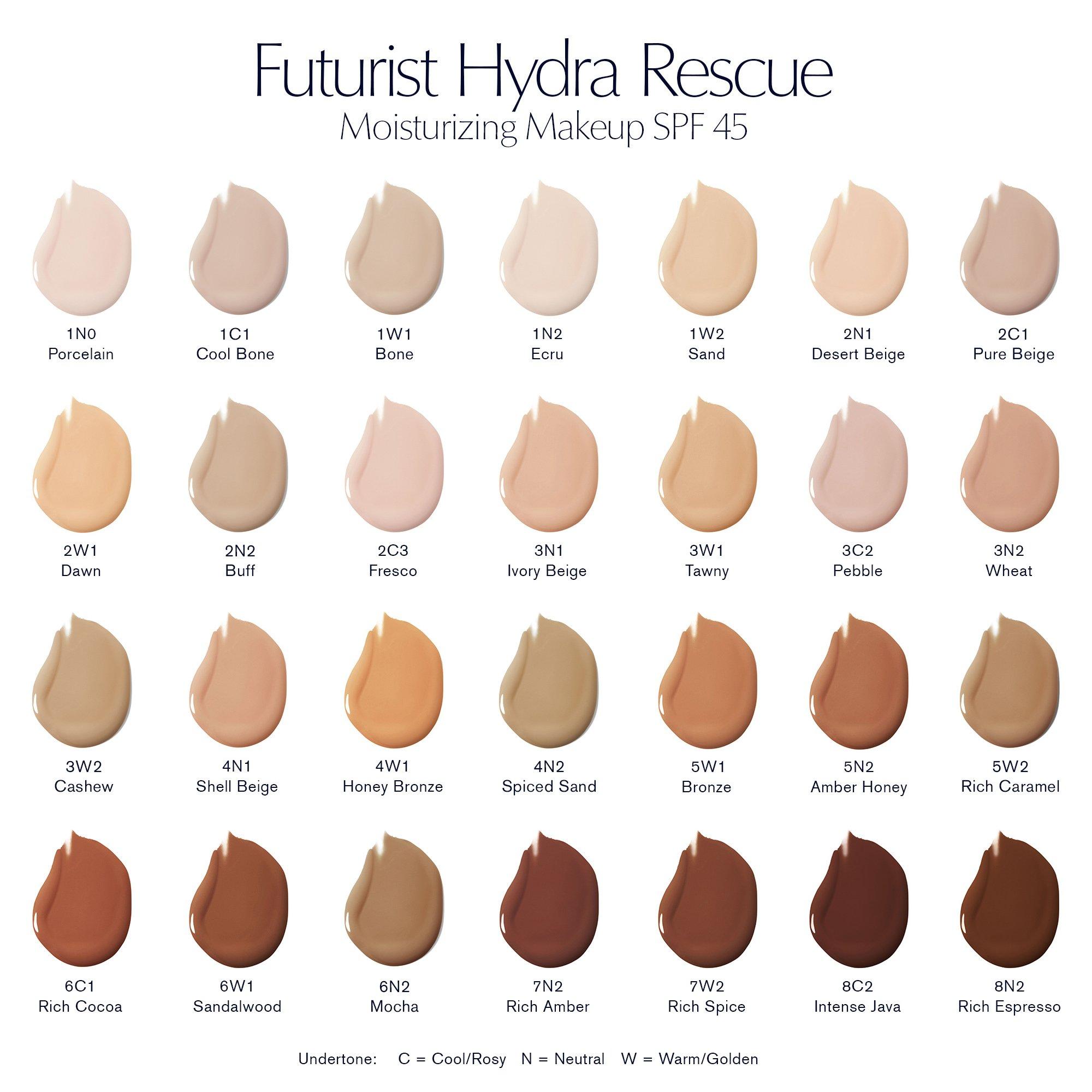 1N0 Porcelain - Estee Lauder - Futurist Hydra Rescue Moisturizing Foundation SPF45 35ml - 6