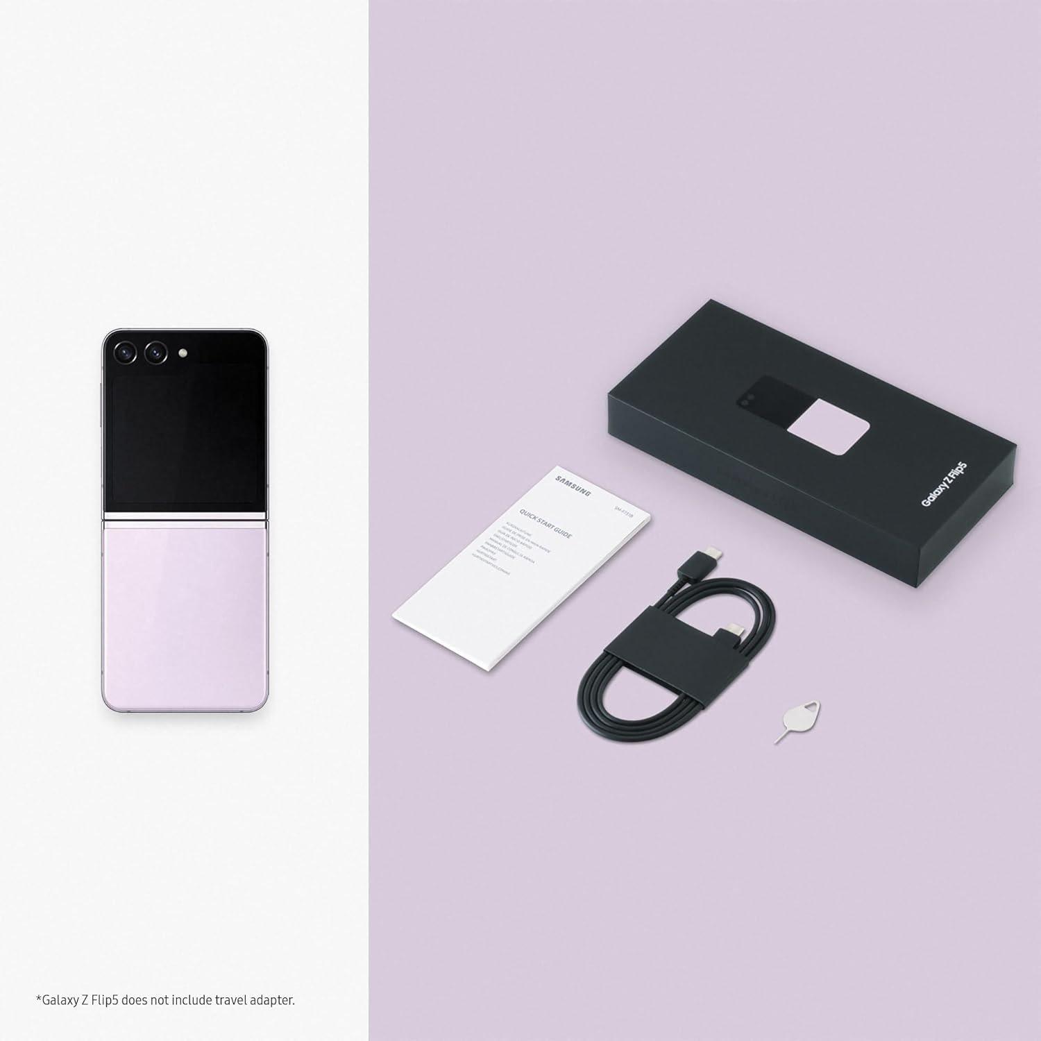 Lavender - Samsung - Galaxy Z Flip5 5G 512GB Phone - 5