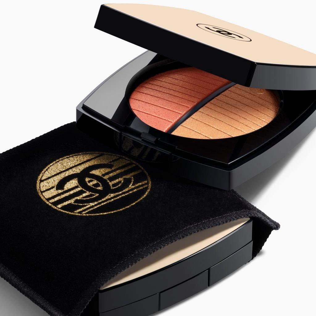 SOLEIL COUCHANT - CHANEL - LES BEIGES HEALTHY GOLDEN GLOW POWDER  EXCLUSIVE CREATION – ILLUMINATING POWDER DUO - 2