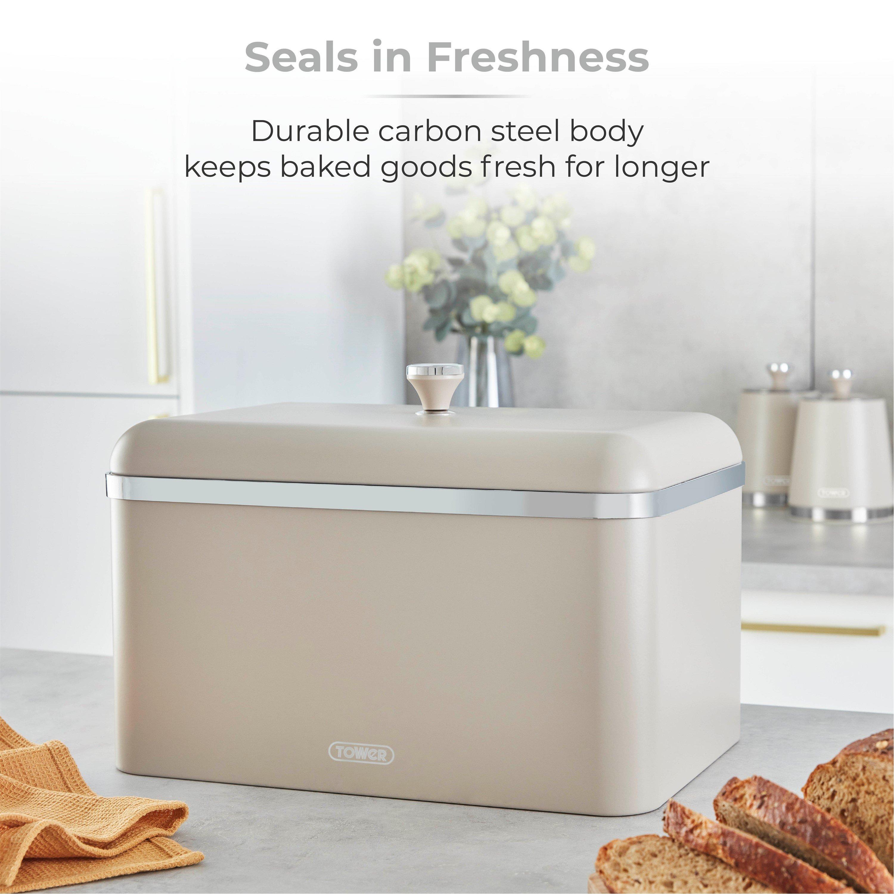 Latte - Tower - Cavaletto Bread Bin Latte - 4