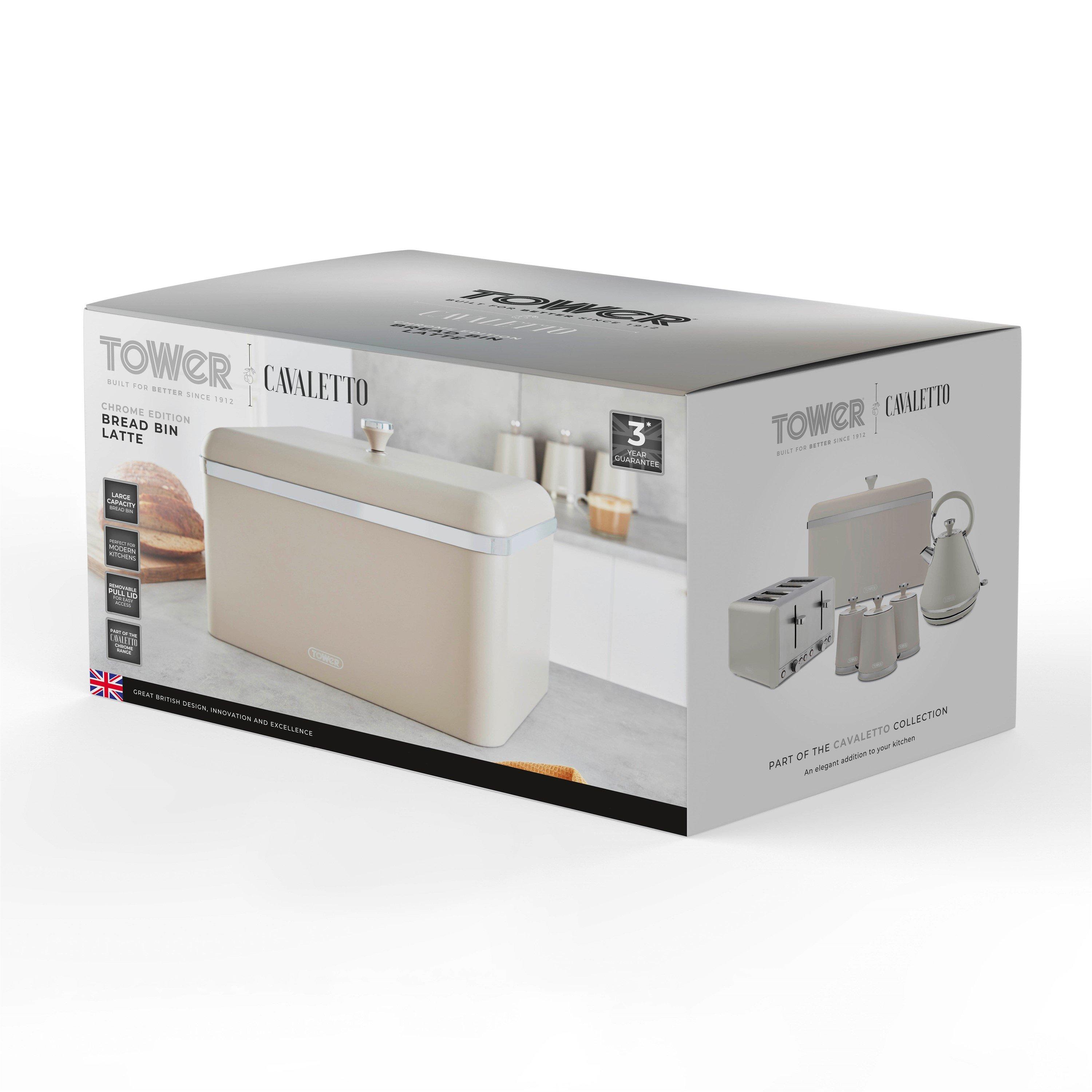 Latte - Tower - Cavaletto Bread Bin Latte - 10