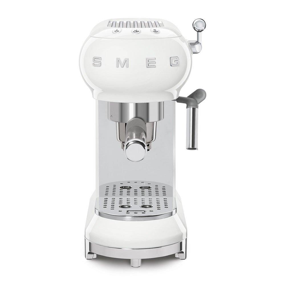 White - Smeg - Espresso Coffee Machine in White - 1