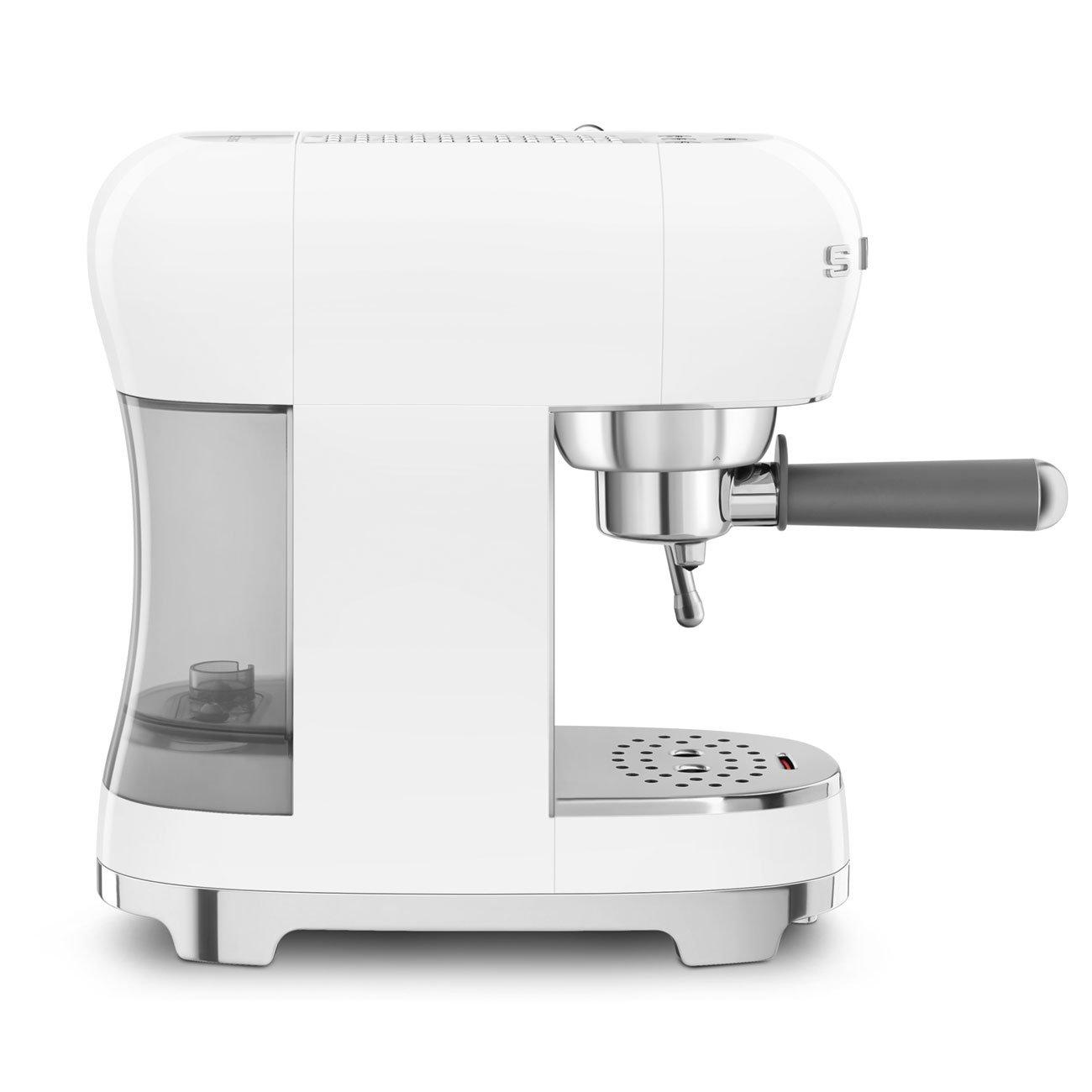 White - Smeg - Espresso Coffee Machine in White - 2